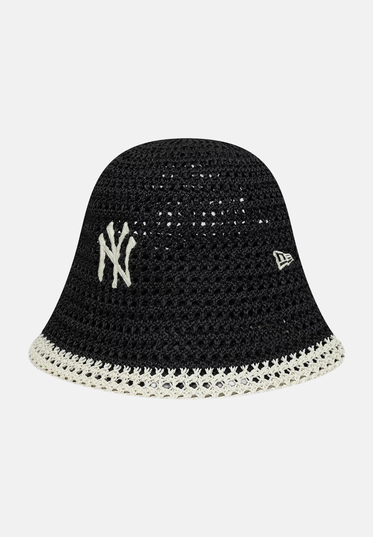 NEW ERA Bucket New York Yankees MLB Knitted Explorer nero da donna 60856287 . NEW ERA