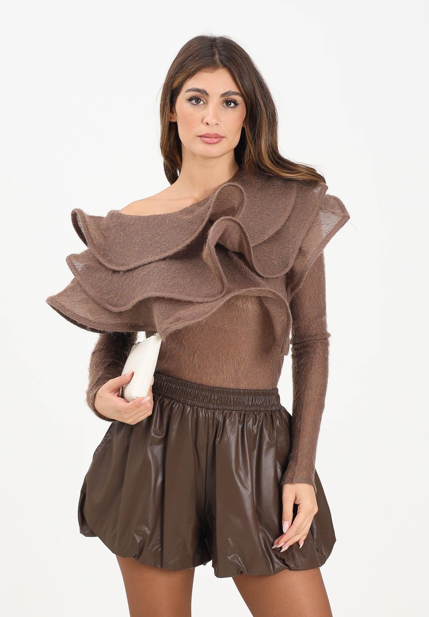 TPN Maglia Walpole marrone da donna WALPOLE132W5 I6 TPN