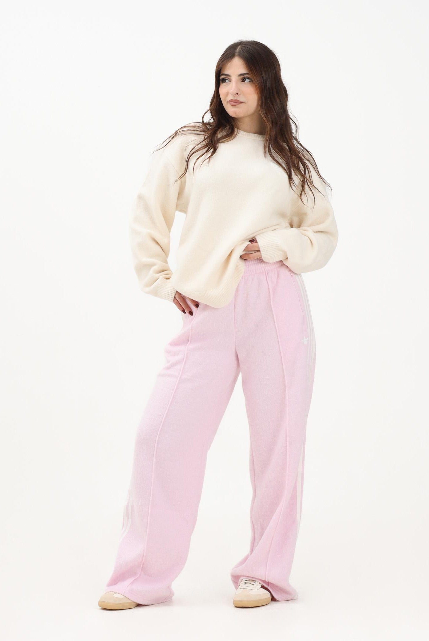 ADIDAS ORIGINALS Pantalone sportivo Firebird Mohair rosa da donna KS7807 . ADIDAS ORIGINALS