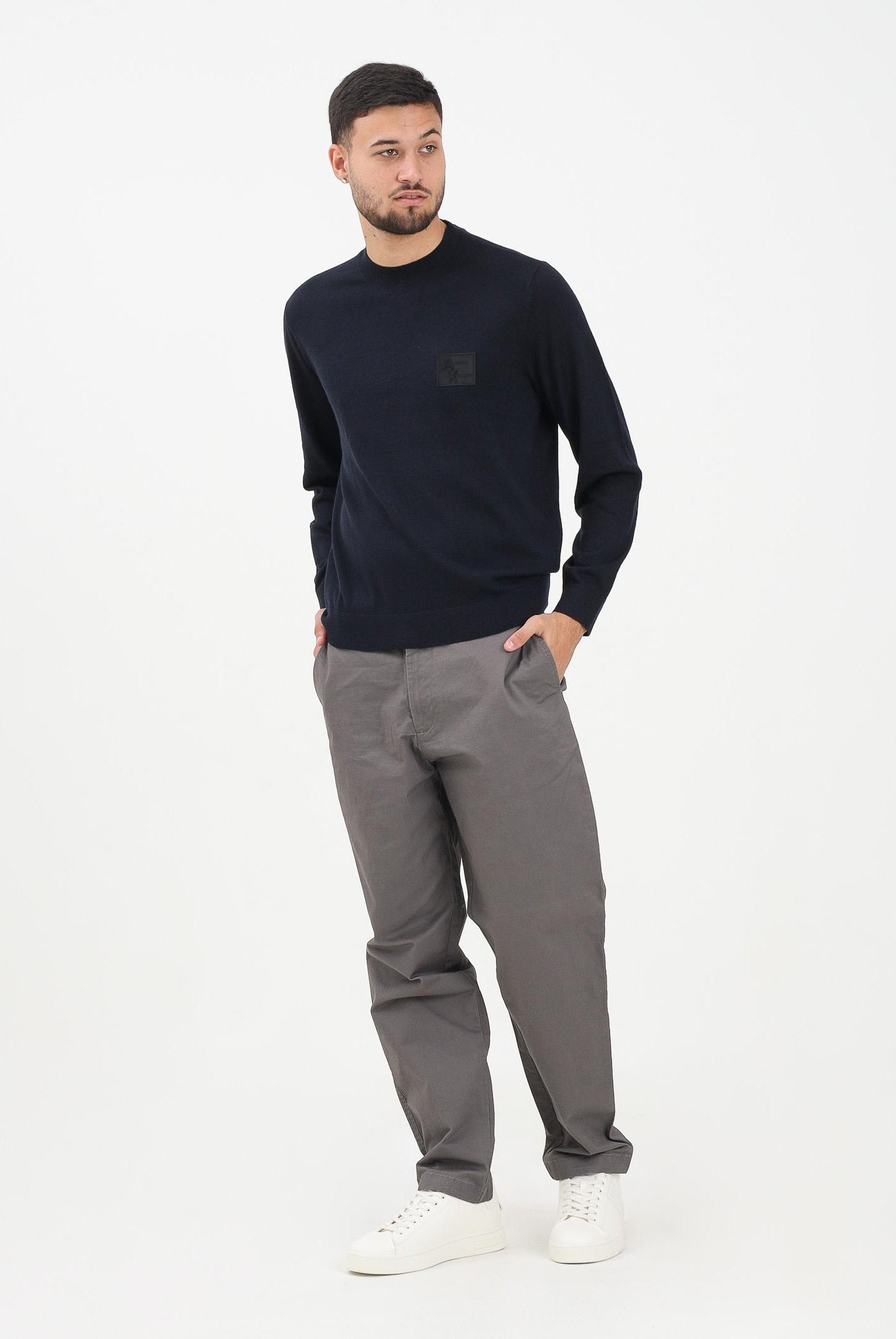 ARMANI EXCHANGE Pantalone grigio da uomo XM001569AF18849 U8092 ARMANI EXCHANGE