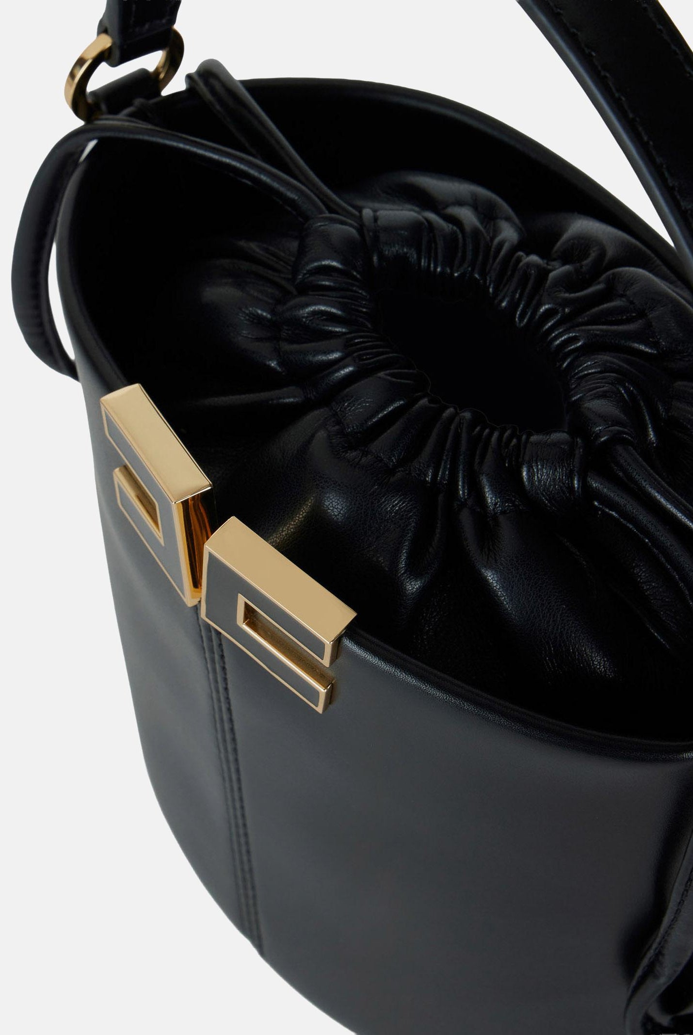 ELISABETTA FRANCHI Borsa a secchiello nera da donna BS92A61E2 110 ELISABETTA FRANCHI