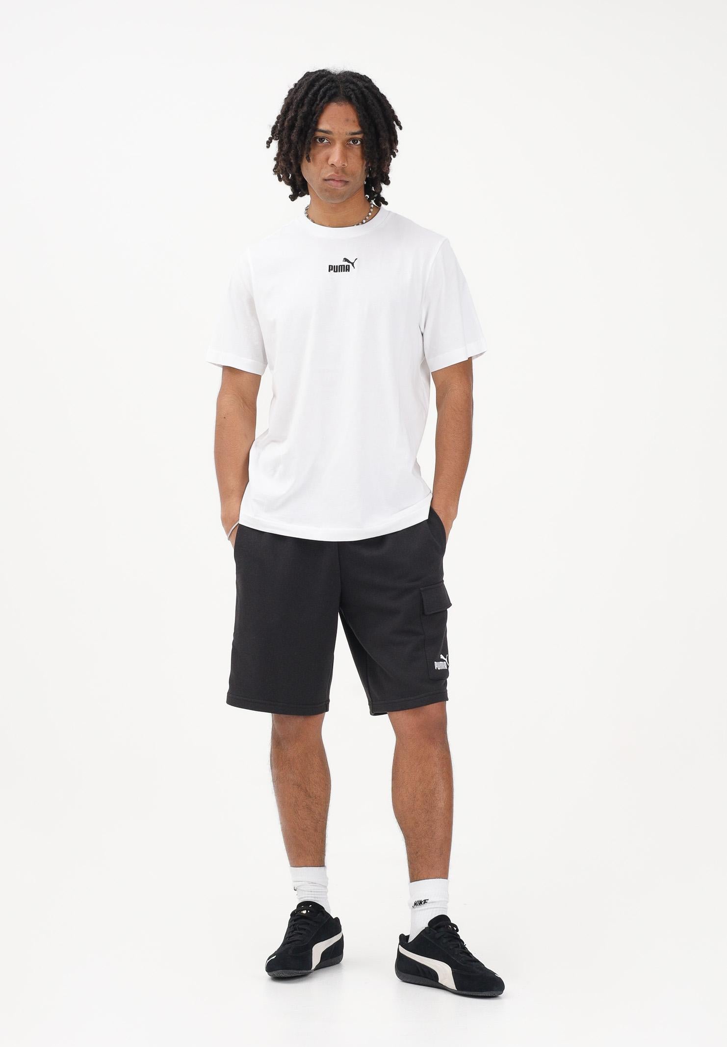 PUMA Shorts cargo Essentials con logo N. 1 nero da uomo 682662 01 PUMA