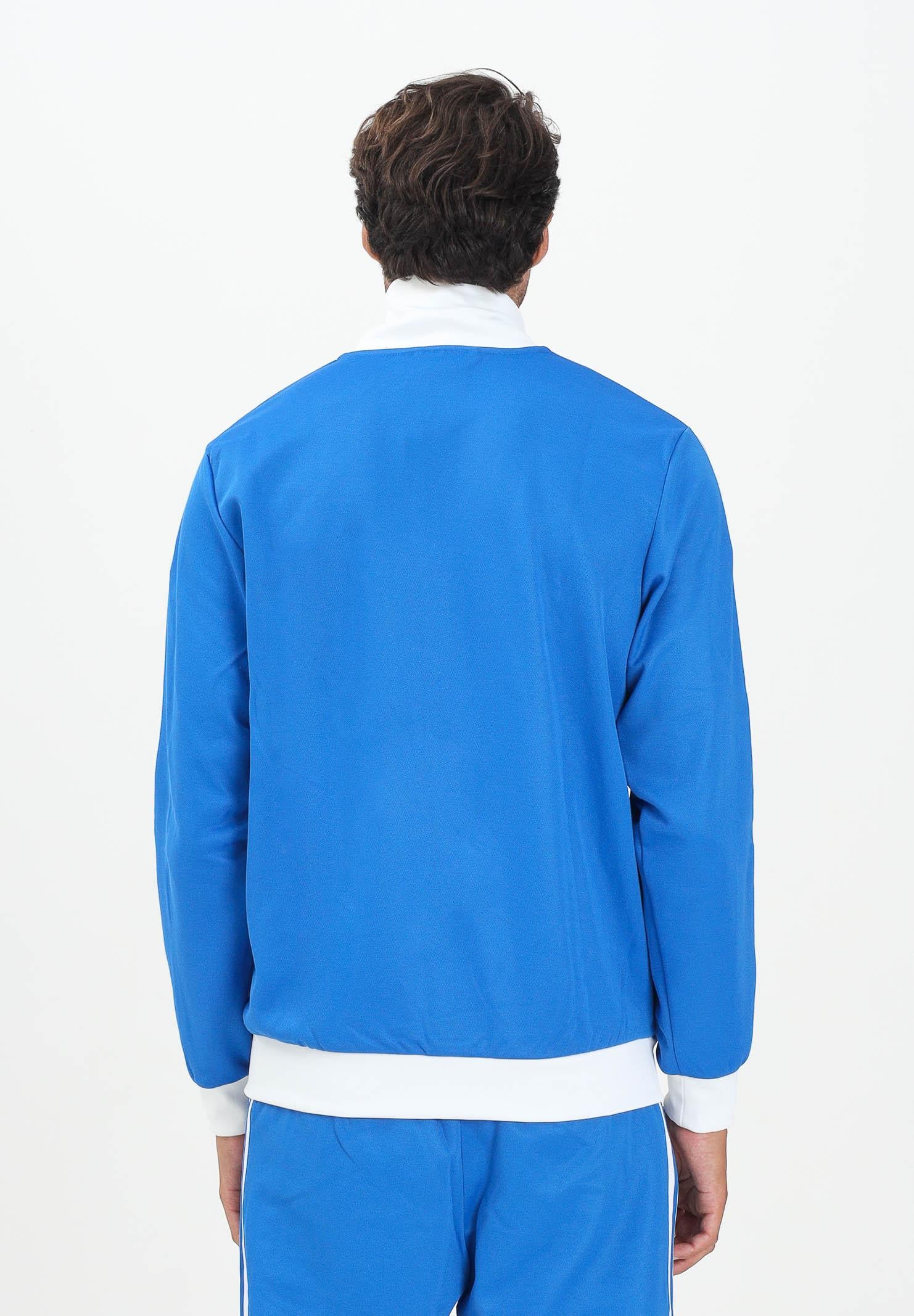 ADIDAS ORIGINALS Felpa con zip Adicolor Classic blu acceso da uomo KA0840 ADIDAS ORIGINALS