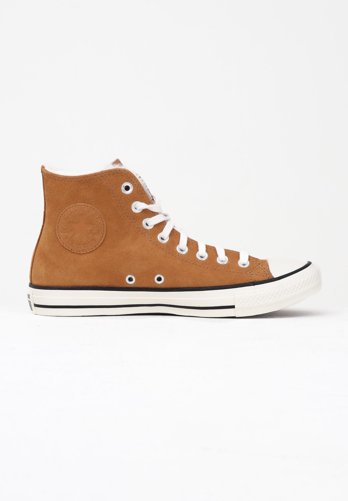 CONVERSE Sneakers Chuck Taylor All Star Cozy Suede cammello per uomo e donna A17974C , CONVERSE
