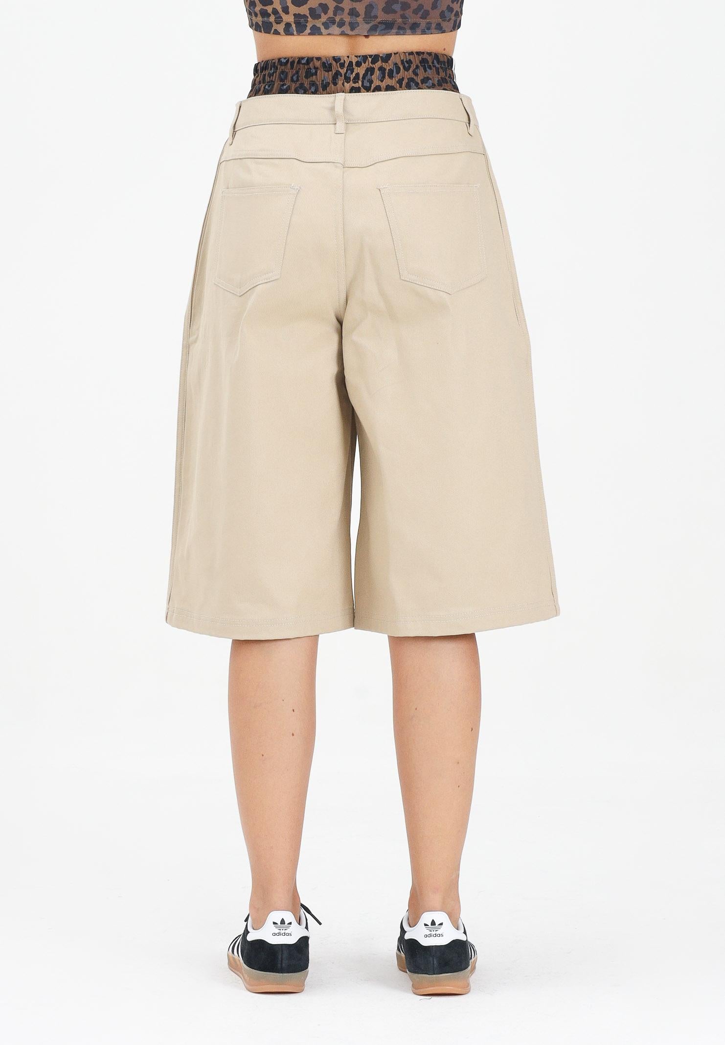 ADIDAS ORIGINALS Bermuda Firebird Utility beige da donna JX8762 ADIDAS ORIGINALS