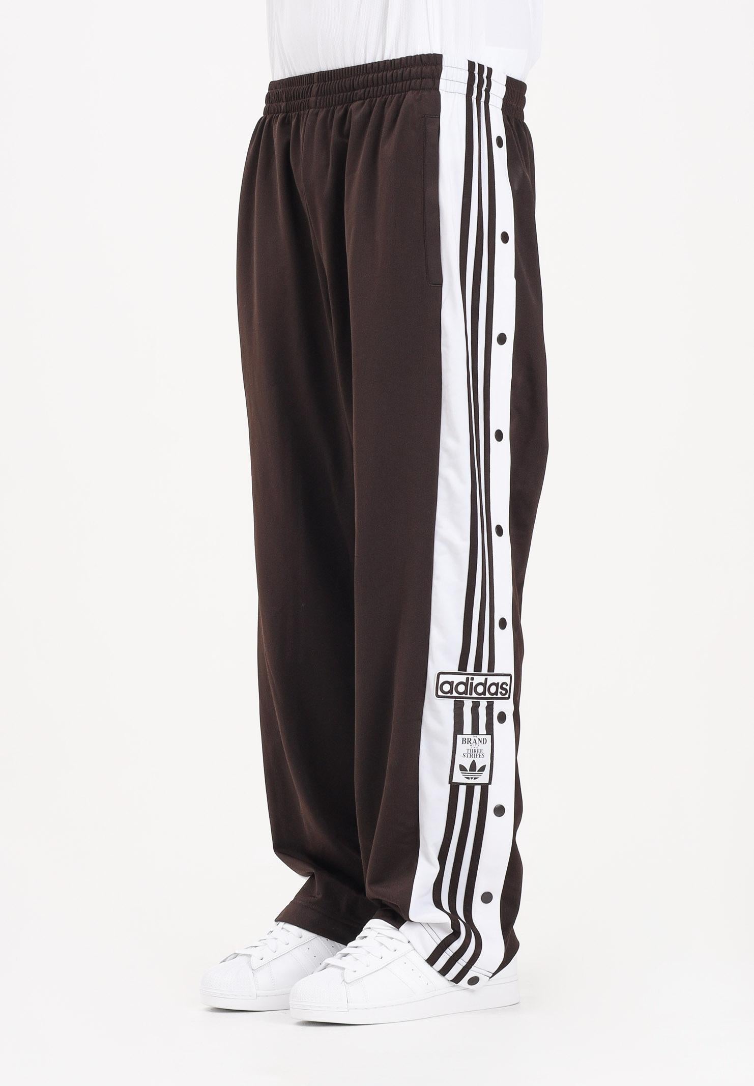 ADIDAS ORIGINALS Pantalone sportivo Adibreak Classic marrone e bianco da uomo KE1679 . ADIDAS ORIGINALS