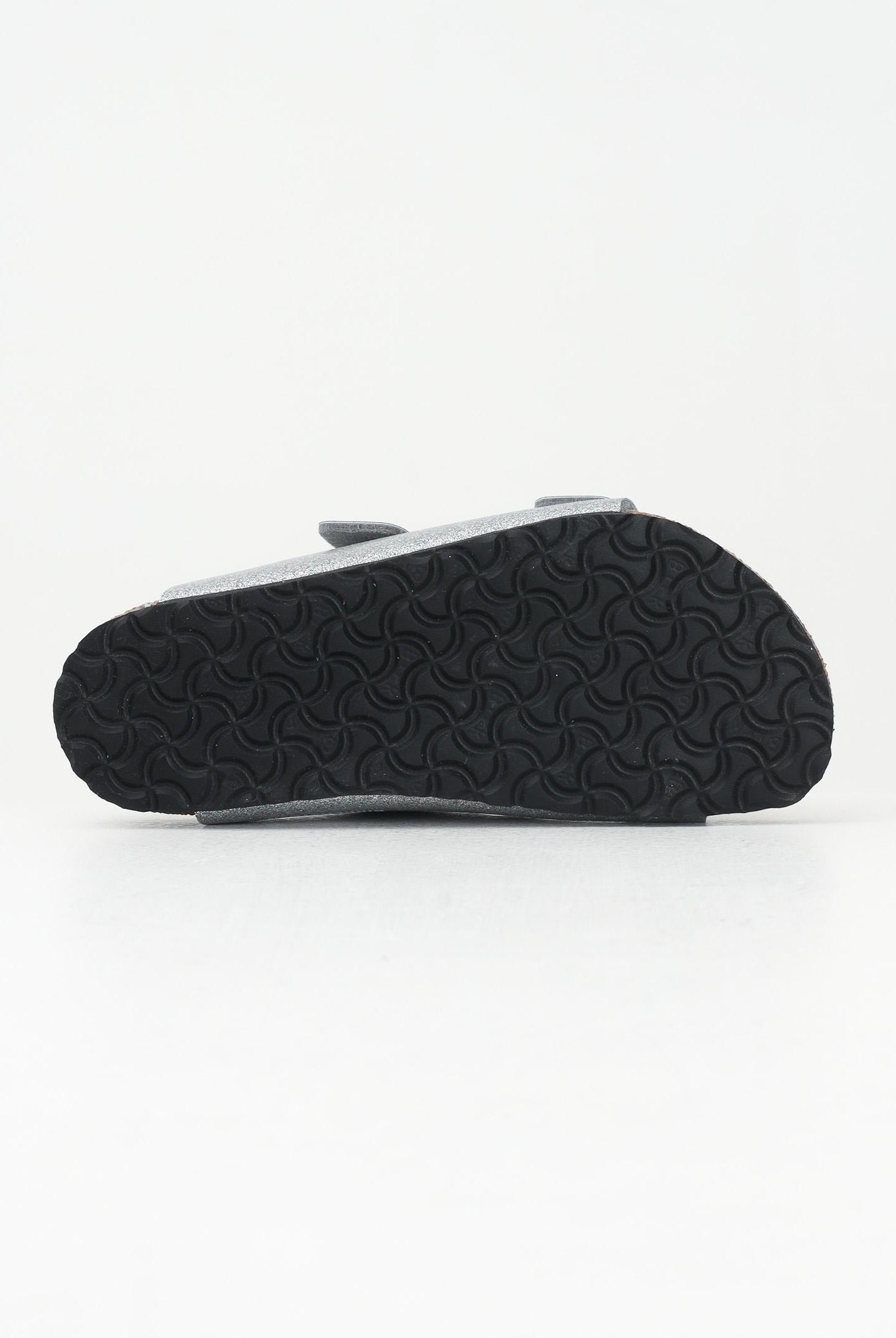 BIRKENSTOCK Ciabatte Arizona argento da bambina con glitter 1029468 . BIRKENSTOCK