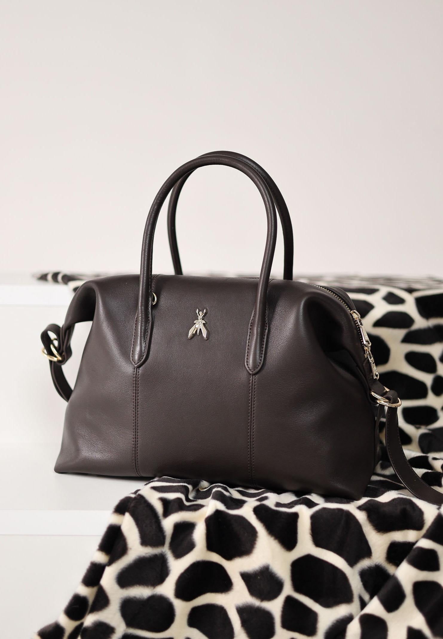 PATRIZIA PEPE Shopper New Business marrone da donna 2B0145L162 B856 PATRIZIA PEPE