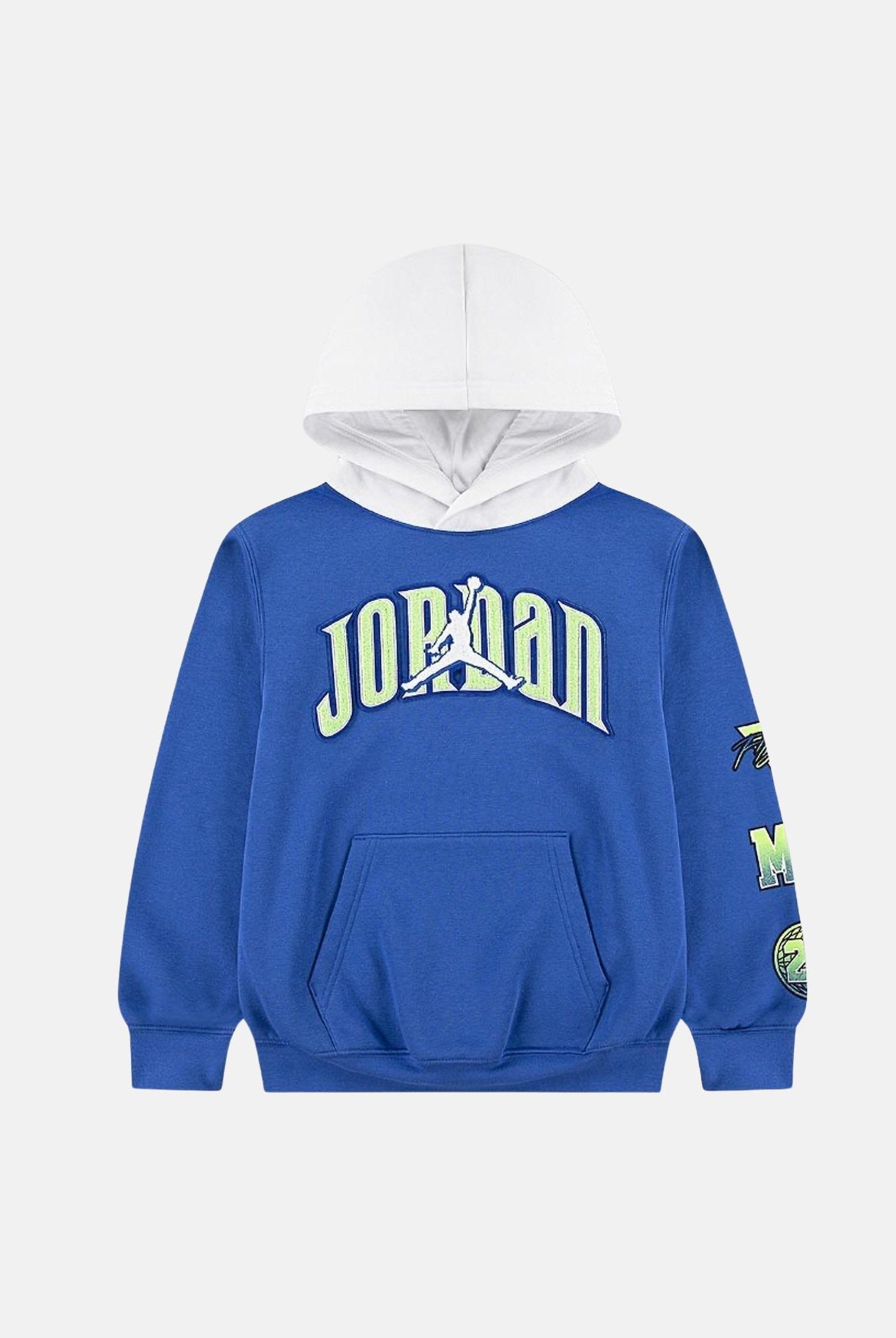 JORDAN Felpa con cappuccio GAMETIME azzurra da bambino 95F209 BB7 JORDAN