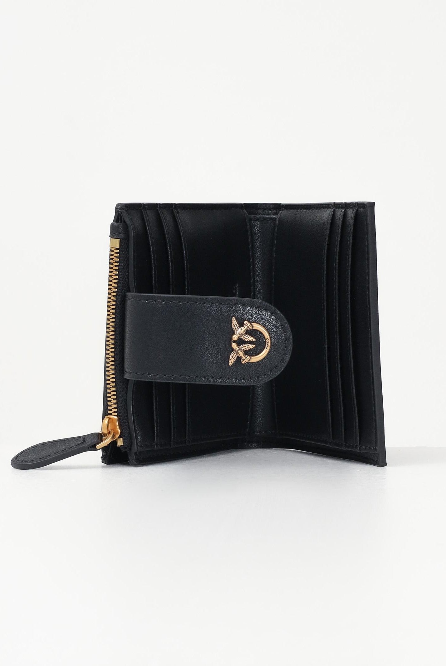 PINKO Portafogli nero da donna con dettaglio Love Birds 103610A0F1 Z99Q PINKO