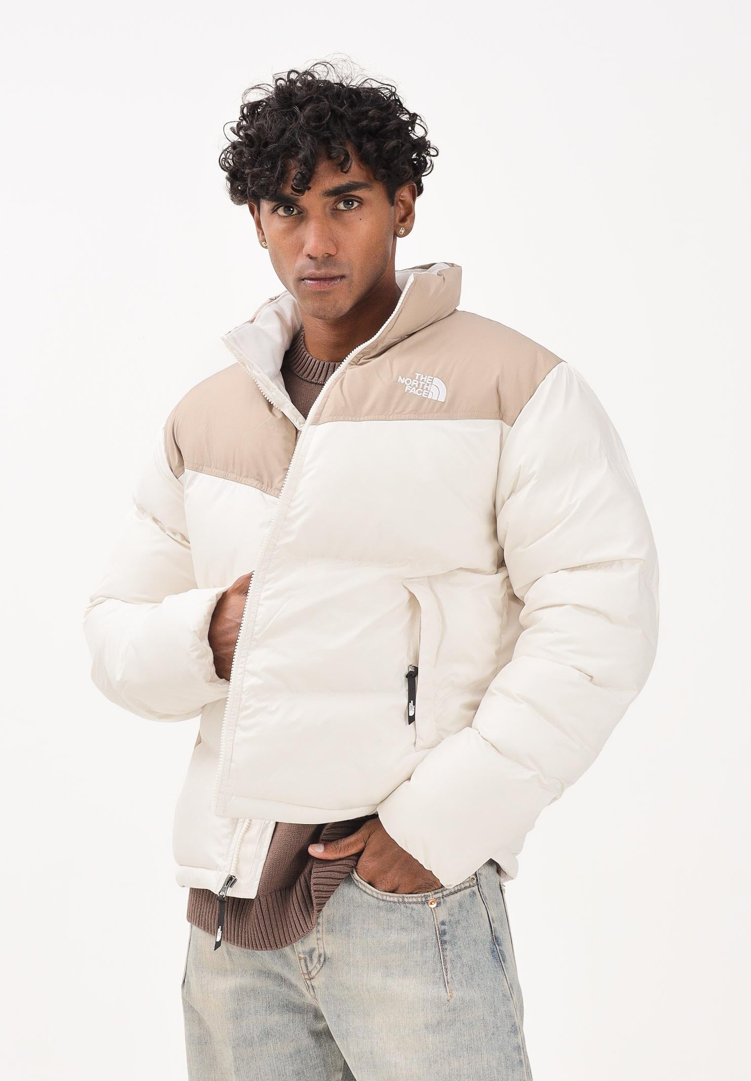 THE NORTH FACE Piumino Saikuru panna e beige da uomo NF0A853IDHS1 THE NORTH FACE