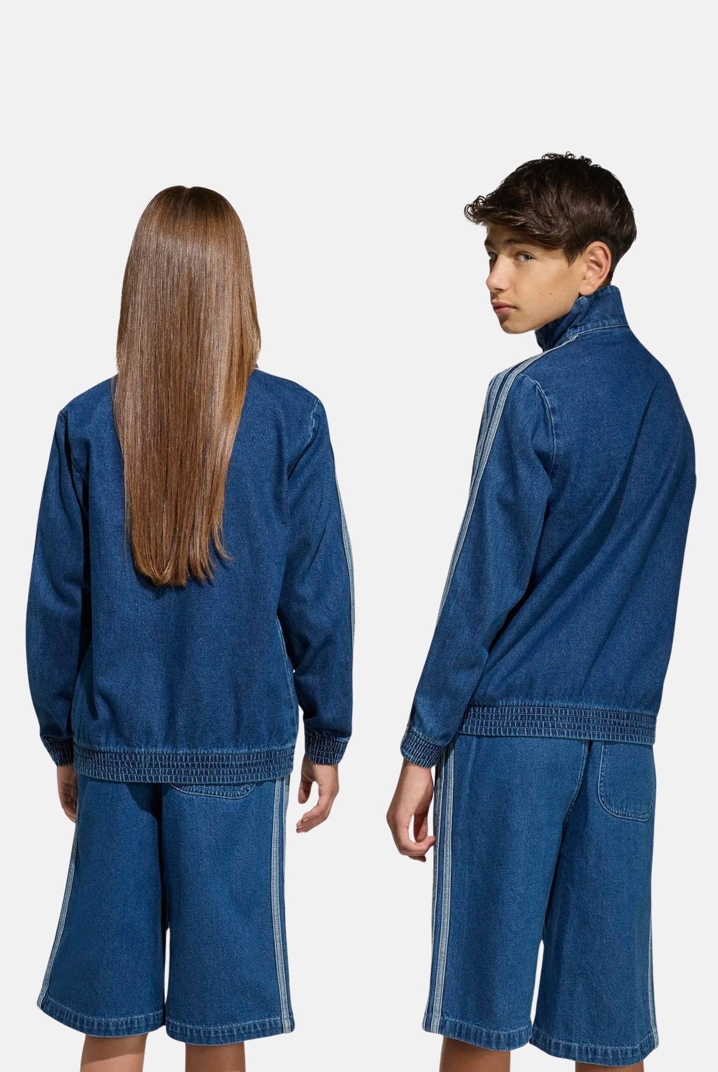 ADIDAS ORIGINALS Giubbotto in denim FIREBIRD DEN TT per bambino e bambina KE2849 . ADIDAS ORIGINALS