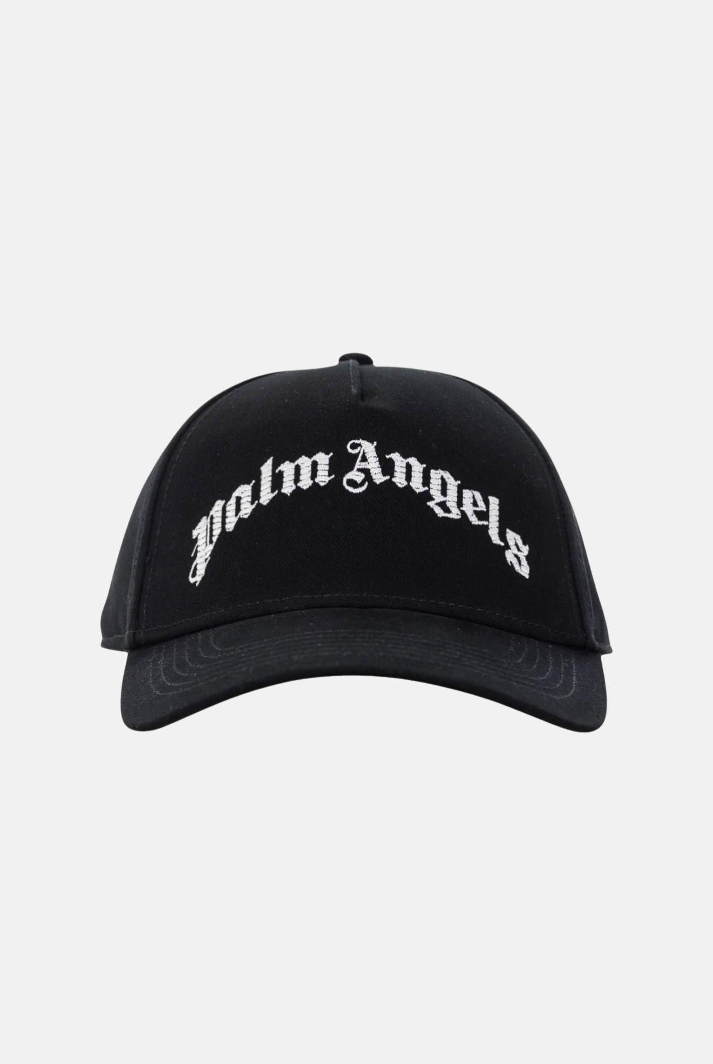 PALM ANGELS Cappello con visiera nero per uomo e donna con logo BL00COZ0971 1 PALM ANGELS