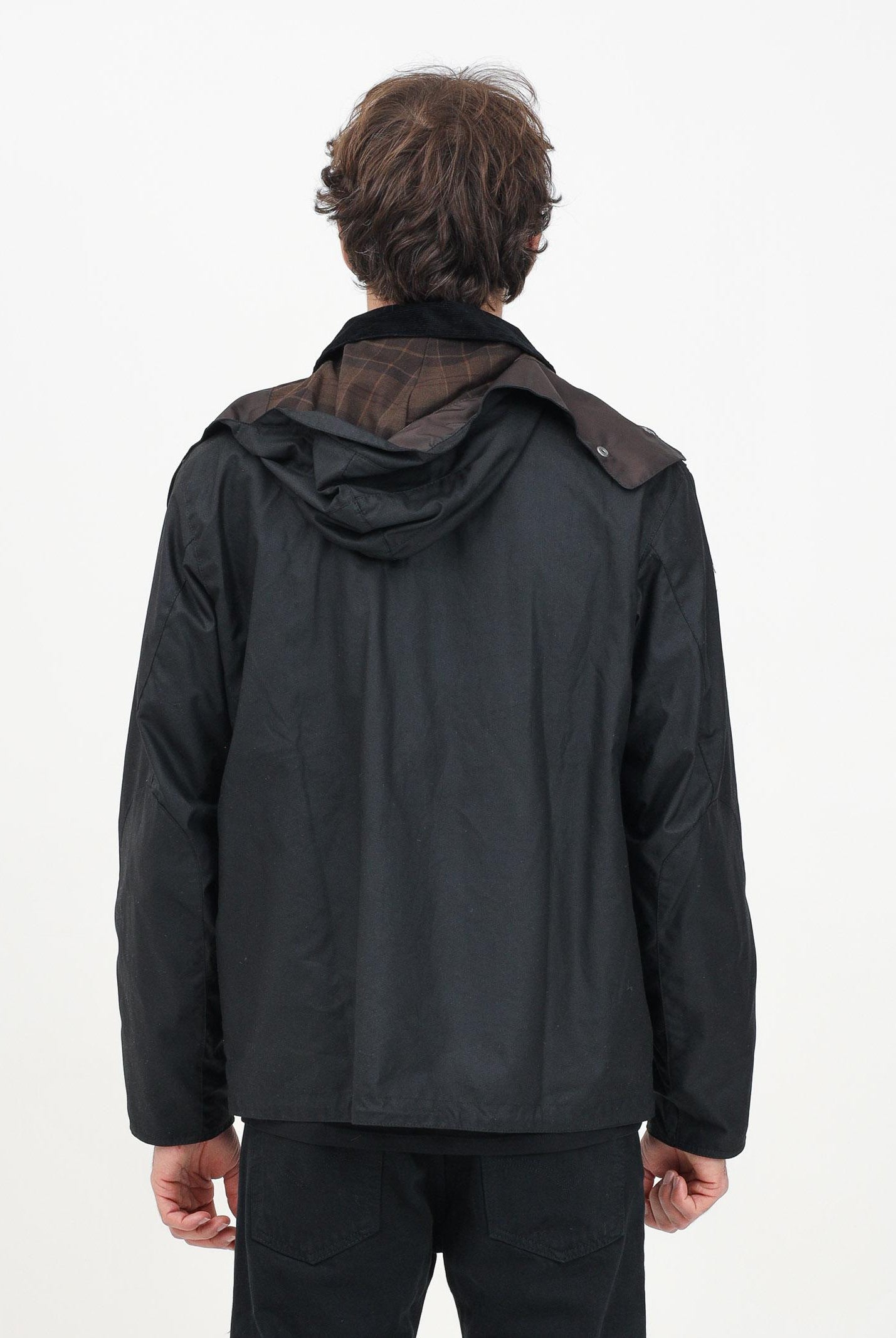 Giubbotto Re-Engineered Spey nero da uomo 242-MWX2341MWX BK11 BARBOUR