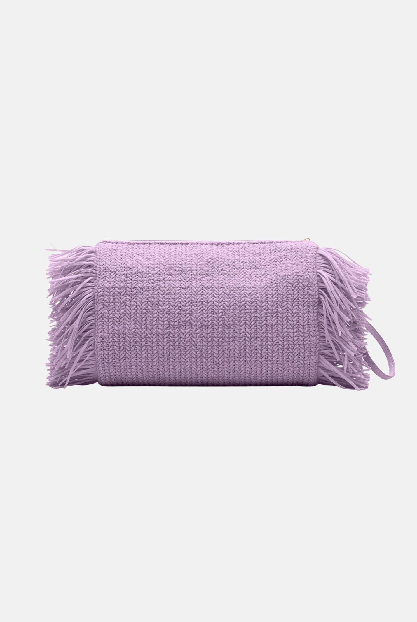 F**K Pochette in rafia lilla da donna FA26-SW0050LC . F**K