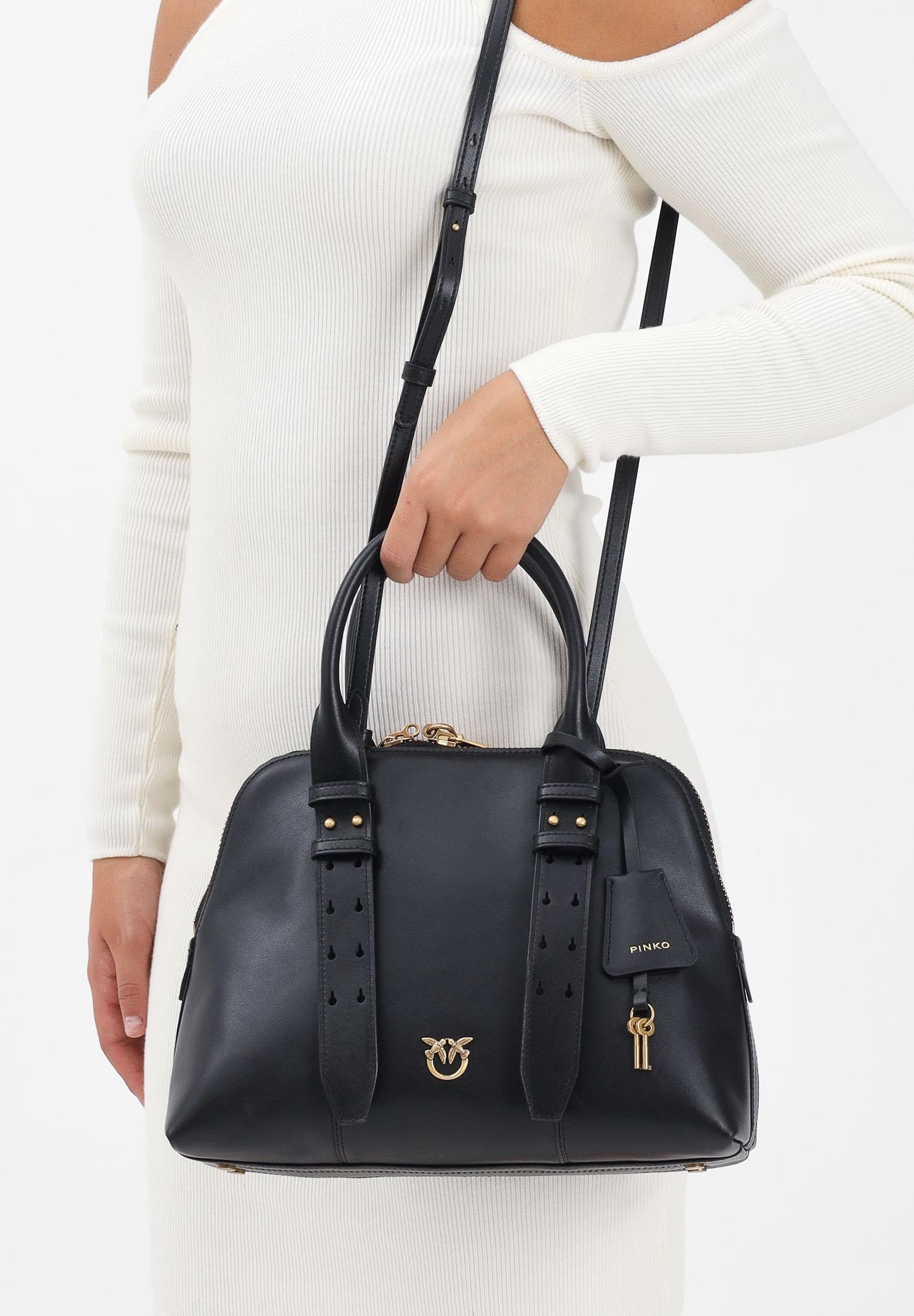 PINKO Borsa a mano Escape nera da donna 105906A0QO Z99Q PINKO