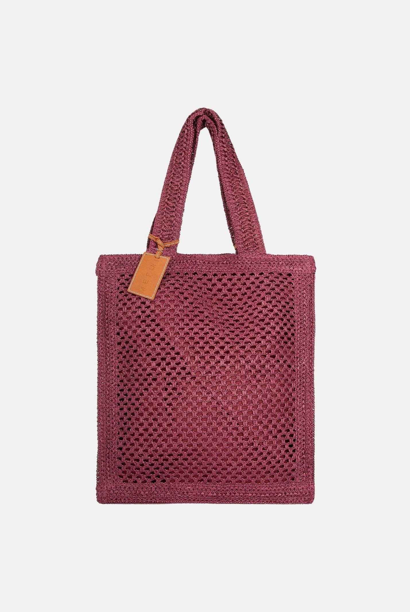 ME FUI Borsa mare color prugna da donna MA26-SW0050PL . ME FUI