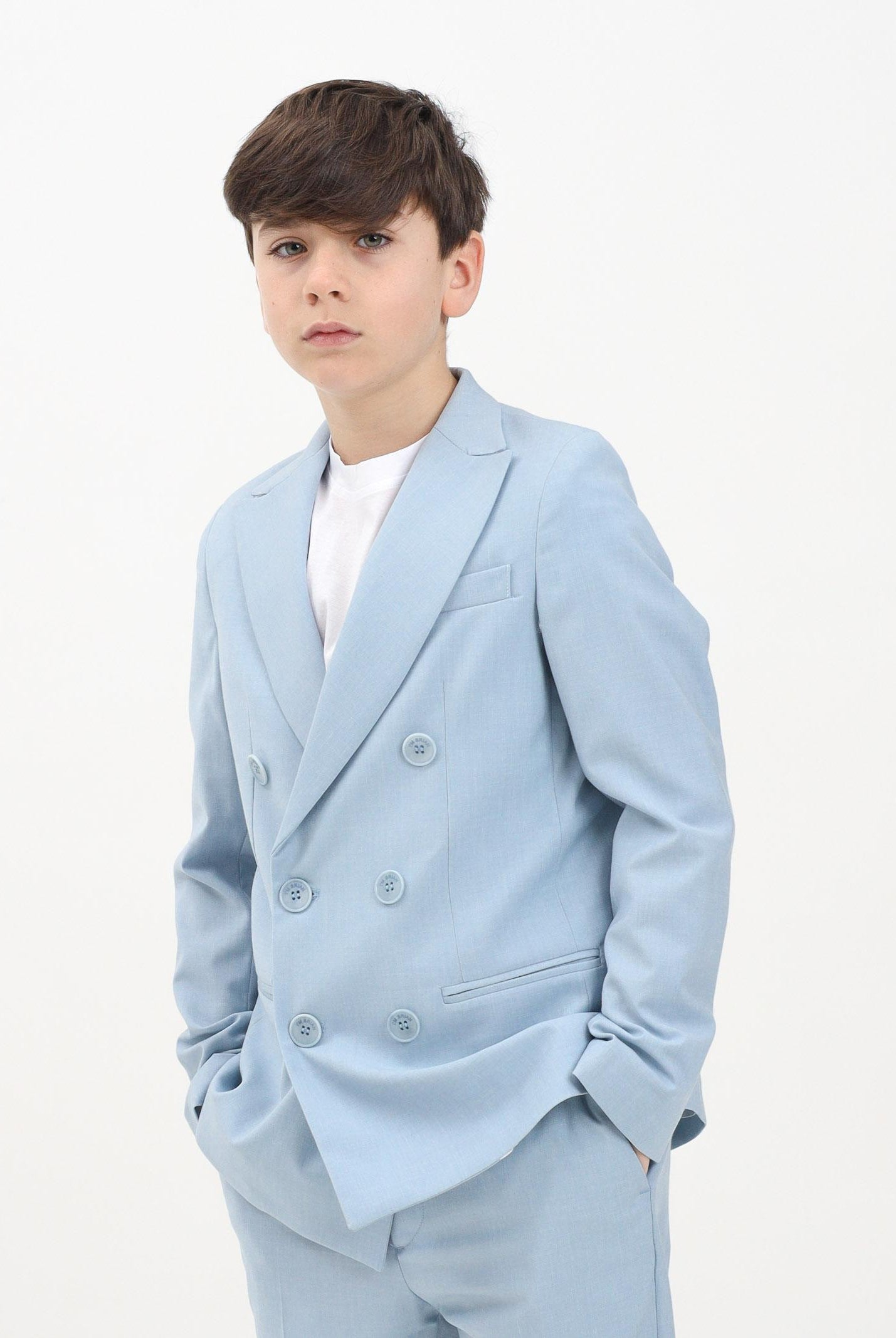 I'M BRIAN Giacca azzurro polvere da bambino GIA3220J POL I'M BRIAN