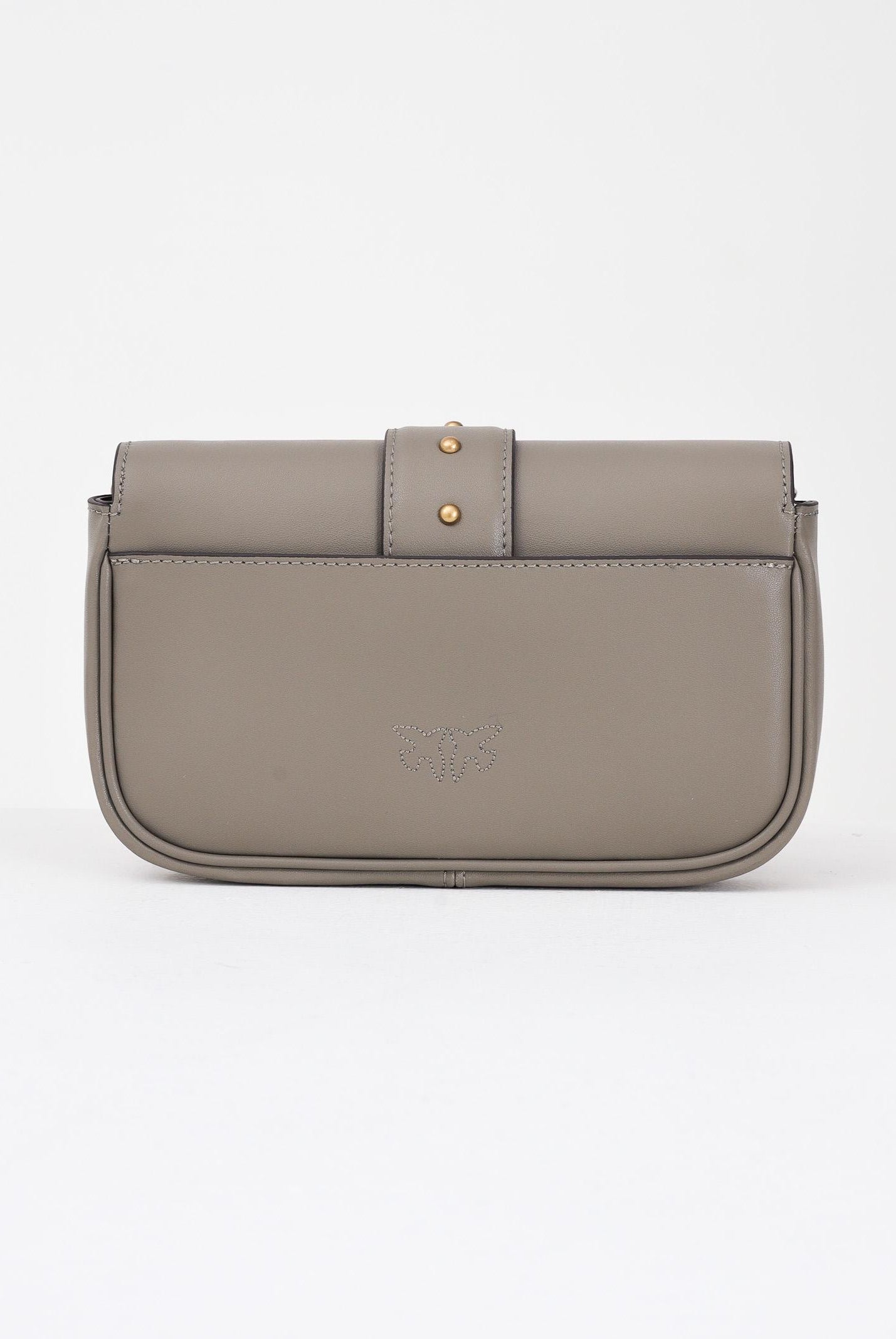 PINKO Borsa a tracolla Love Bag One da donna in morbida pelle mano seta noce 100061A0F1 I68Q PINKO