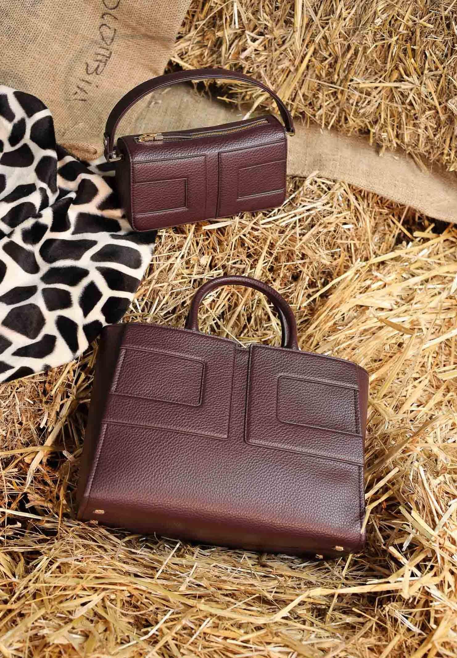 ELISABETTA FRANCHI Shopper bordeaux da donna con logo BS34A56E2 EA4 ELISABETTA FRANCHI