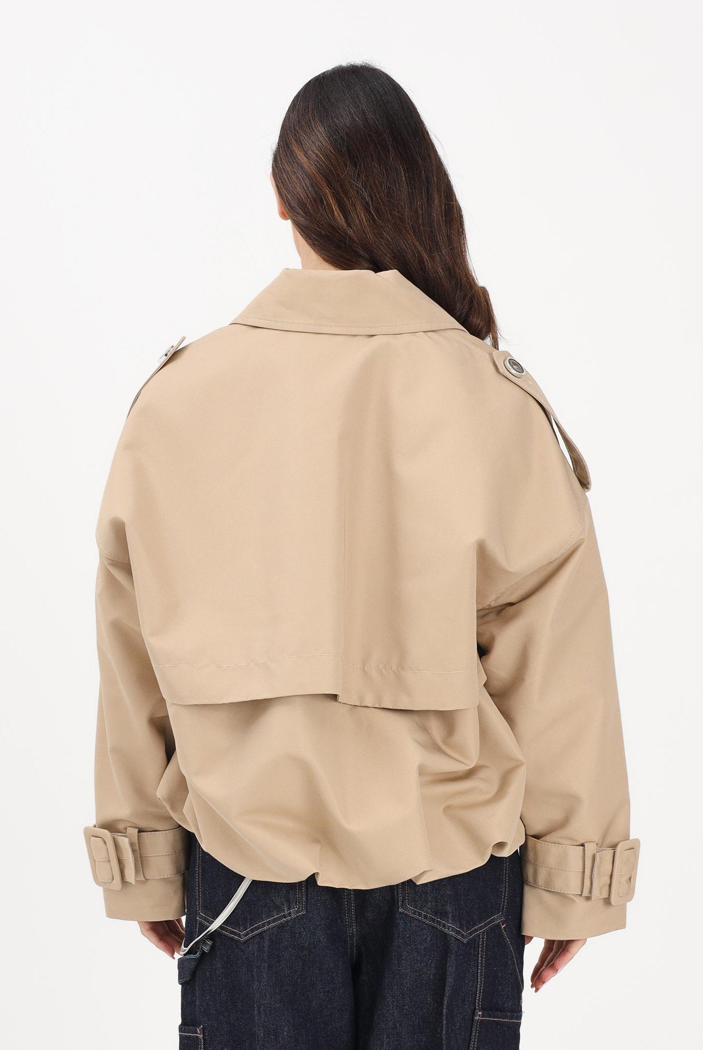 PINKO Trench corto TRISCIA beige da donna 106325A1PR D41 PINKO