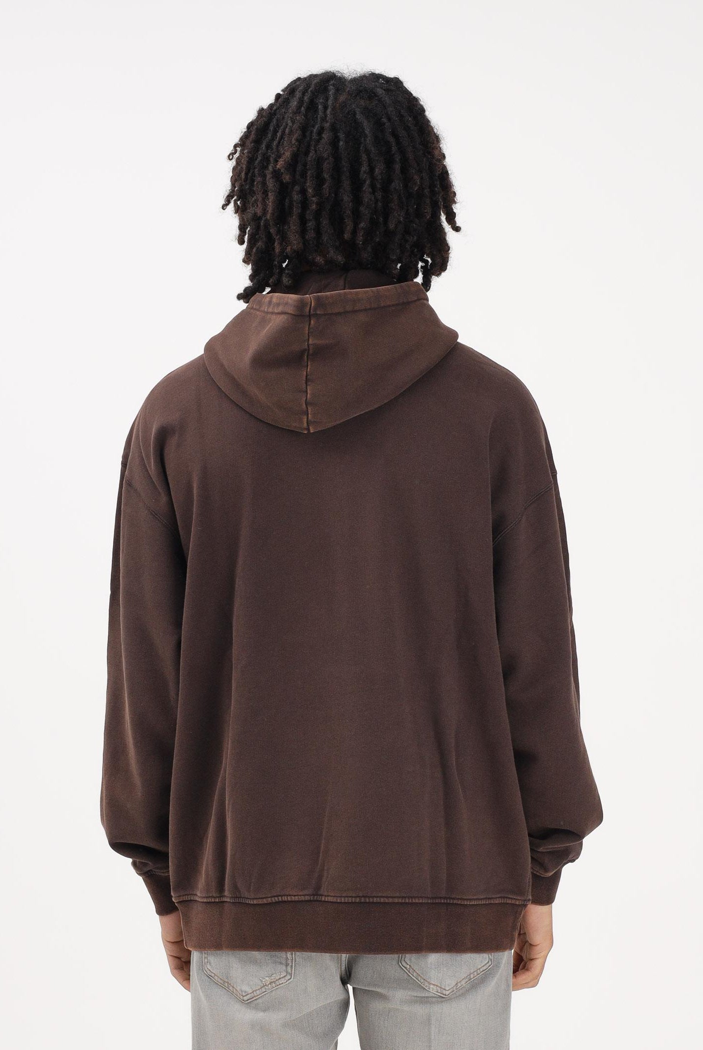 ADIDAS ORIGINALS Felpa con cappuccio Premium Essentials Retro Washed marrone da uomo KD2858 . ADIDAS ORIGINALS