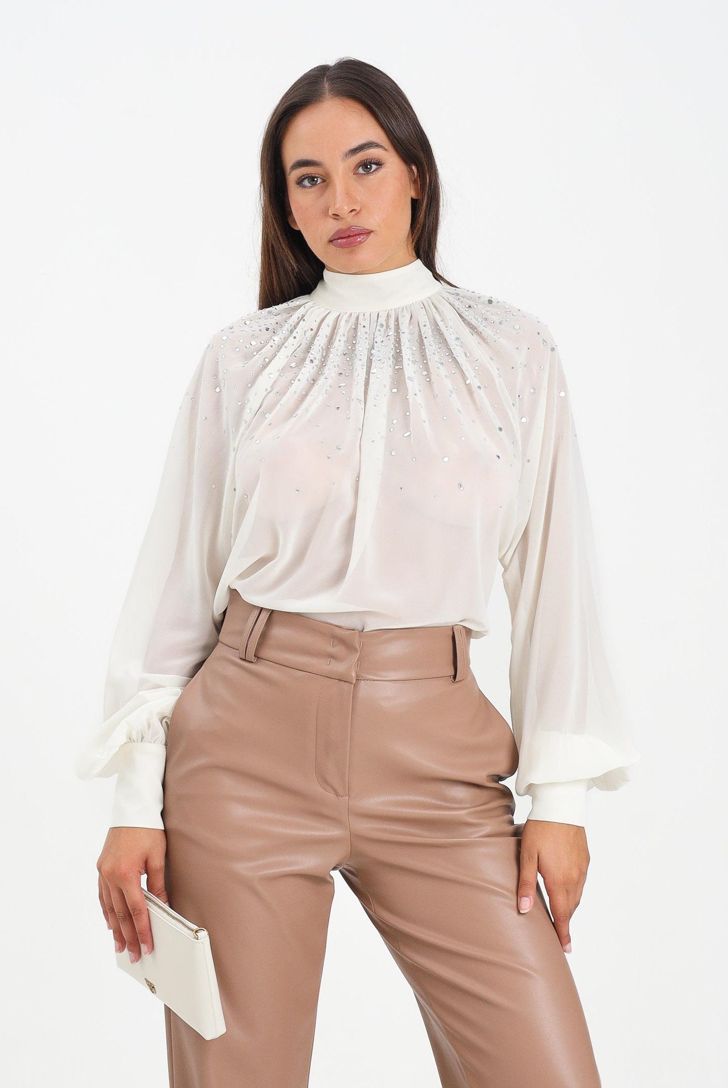 ALMA SANCHEZ Blusa Botes panna da donna AS2526030G 050 ALMA SANCHEZ