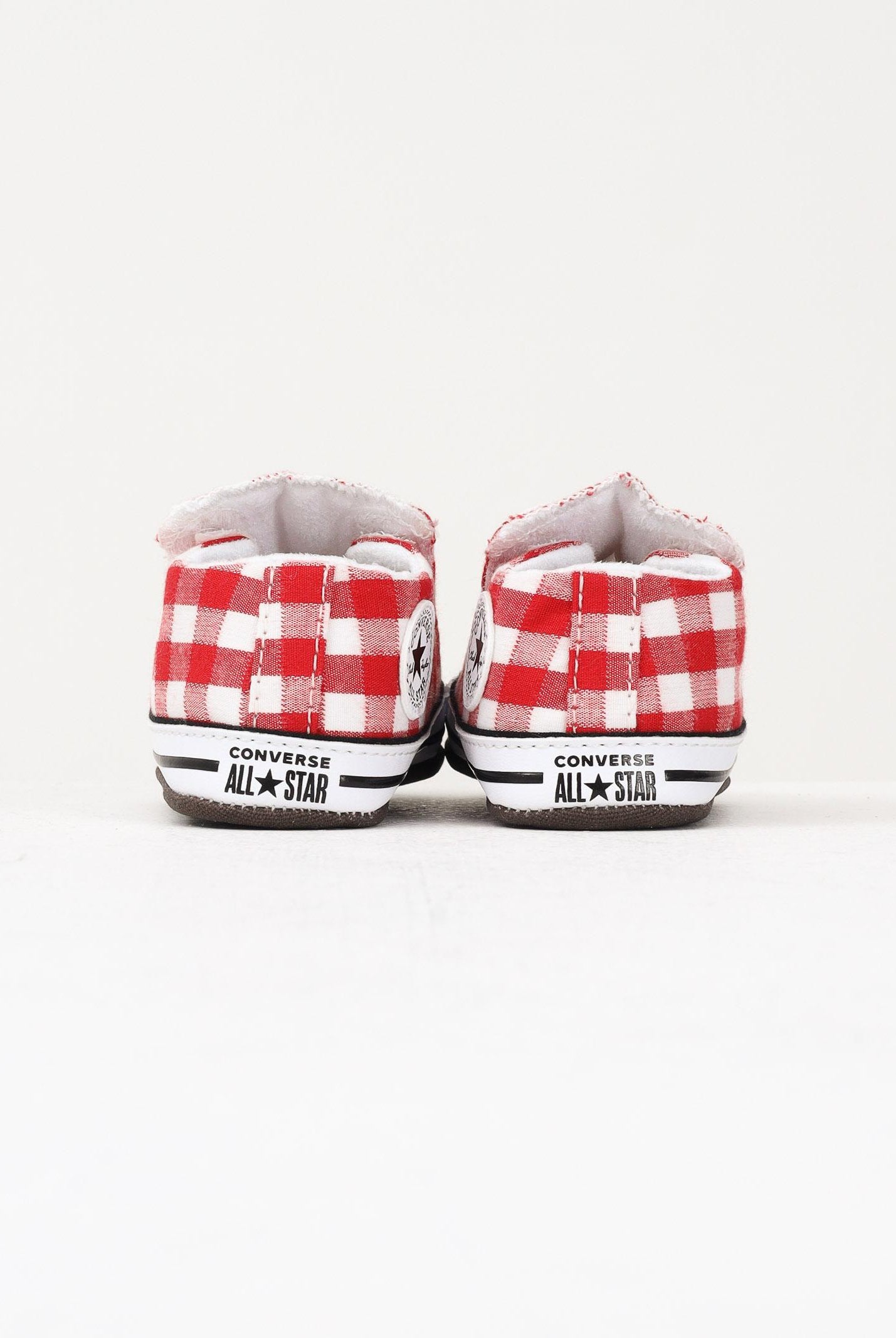 CONVERSE Scarpe da culla Chuck Taylor All Star Cribster Checkered rosse da neonato A13196C CONVERSE