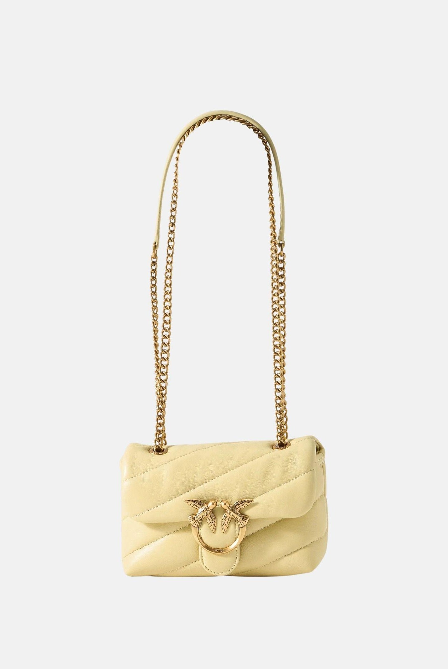 PINKO Borsa a tracolla Baby Love Bag Puff giallo vaniglia da donna 100040A0F2 C39Q PINKO
