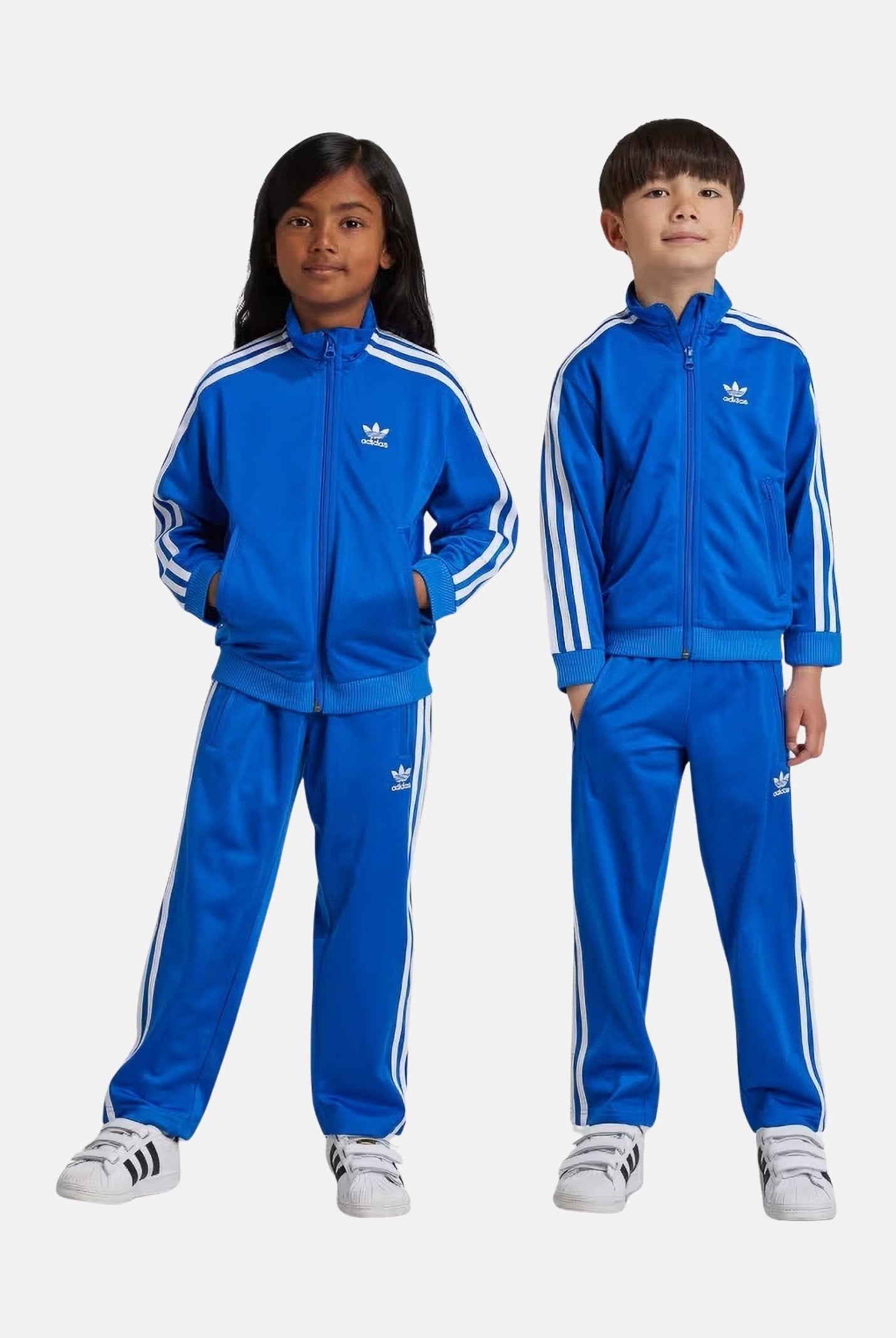 ADIDAS ORIGINALS Tuta adicolor Firebird blu per bambino e bambina IY4802  ADIDAS ORIGINALS