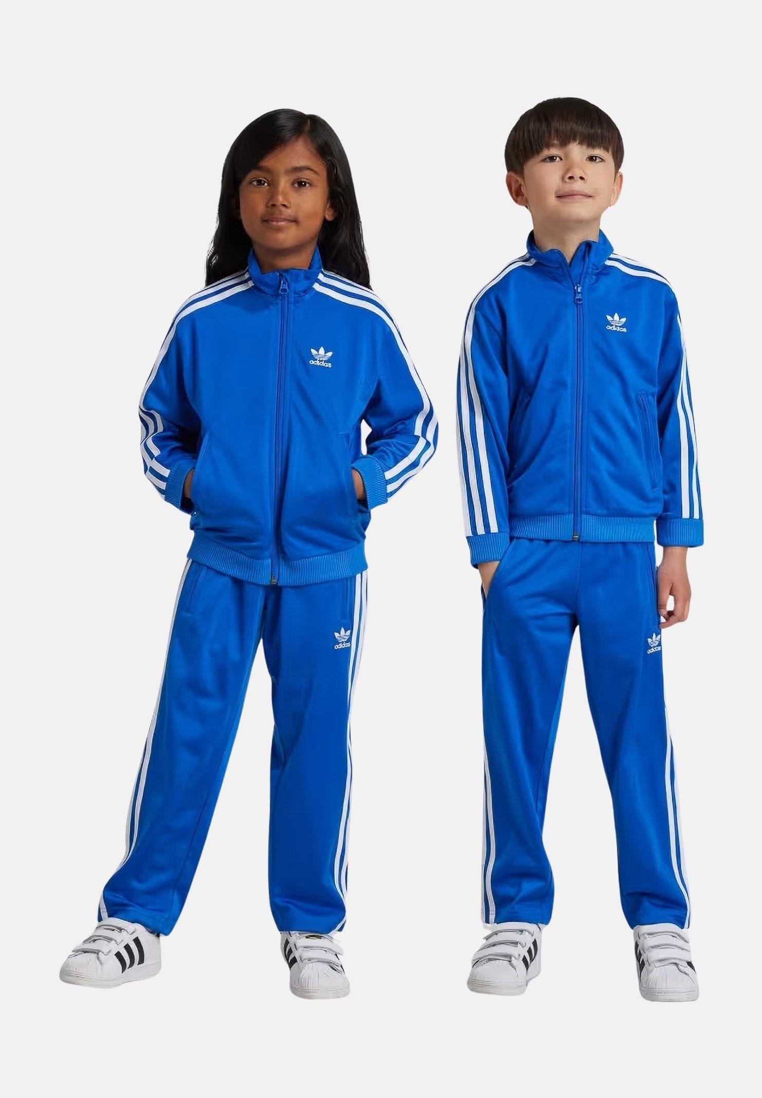 ADIDAS ORIGINALS Tuta adicolor Firebird blu per bambino e bambina IY4802 ADIDAS ORIGINALS