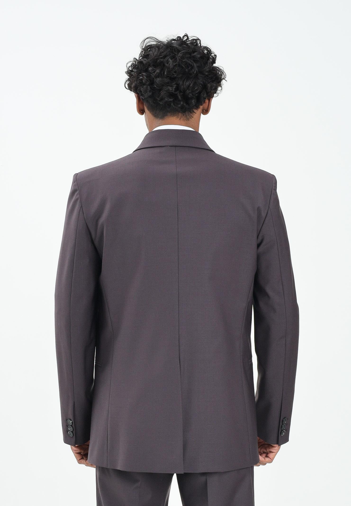 PATRIZIA PEPE Giacca doppiopetto color vino da uomo 5SR743A1WK B867 PATRIZIA PEPE