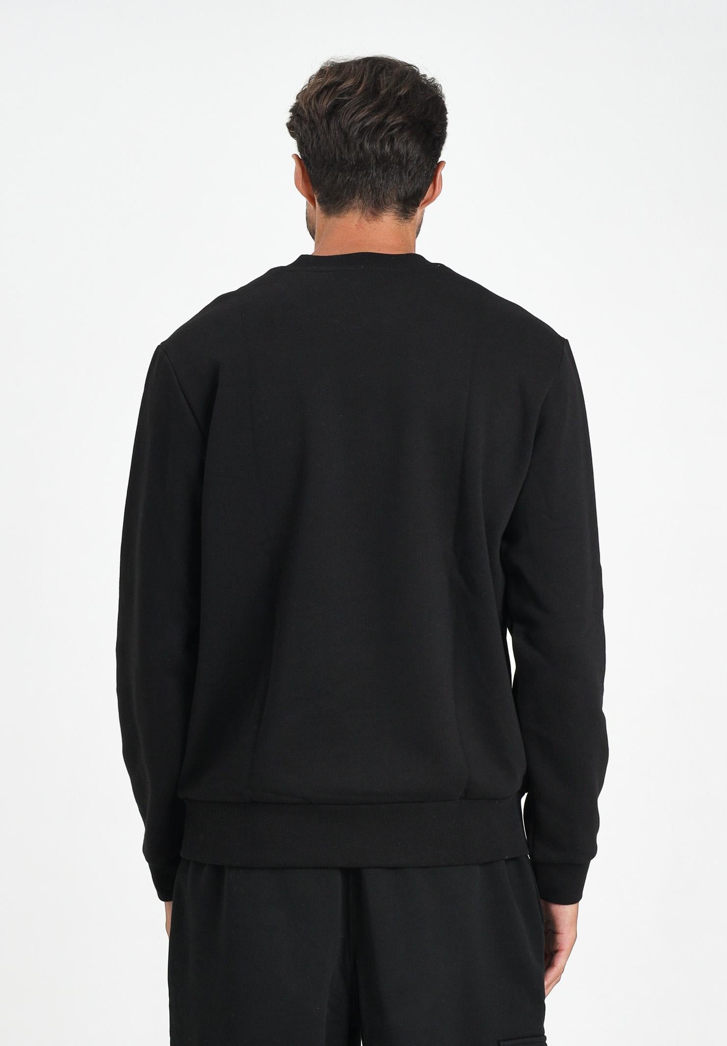 LACOSTE Felpa girocollo nera per uomo e donna SH9608 031 LACOSTE