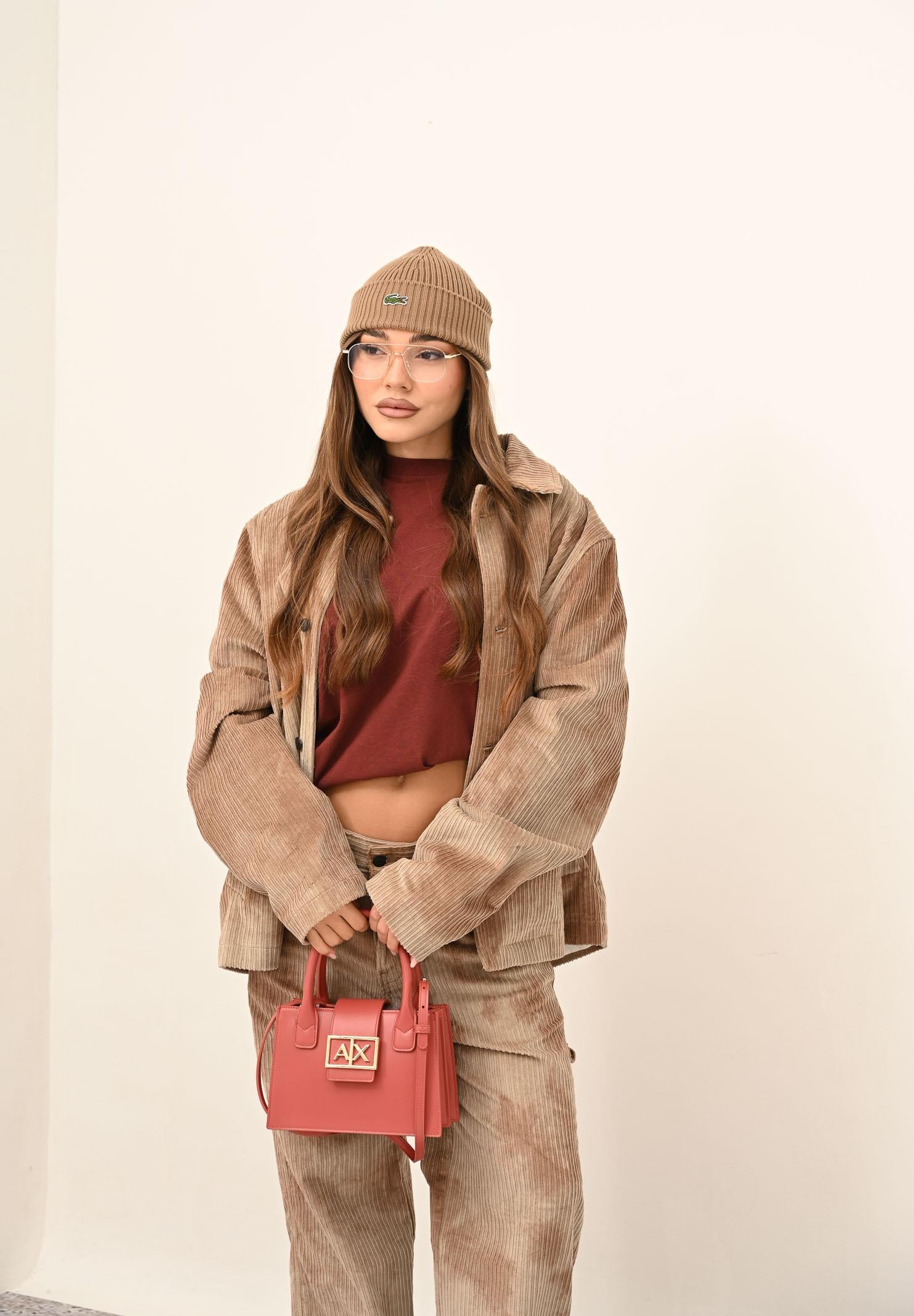 I'M BRIAN Giacca da uomo in velluto a coste color beige effetto tie-dye GIU3463 0025 I'M BRIAN