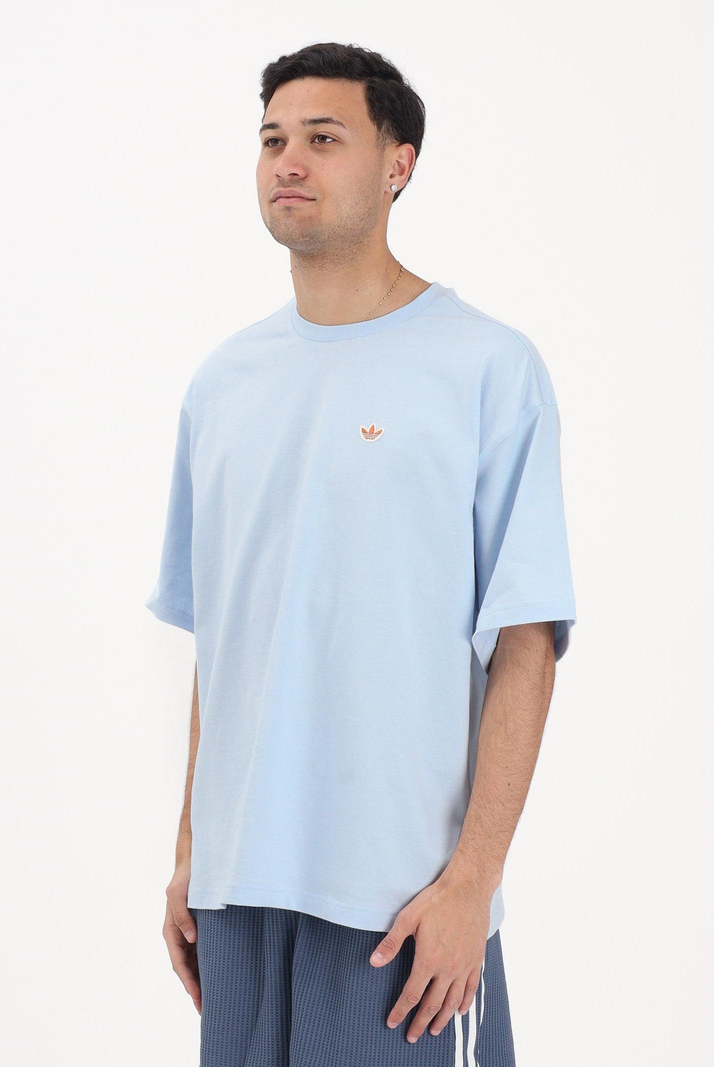 ADIDAS ORIGINALS T-shirt a manica corta Graphic azzurra da uomo KX1263 . ADIDAS ORIGINALS