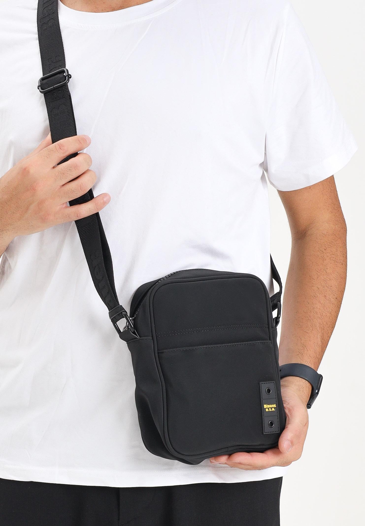 BLAUER Borsello nero da uomo con logo F5FORT05COA BLK BLAUER