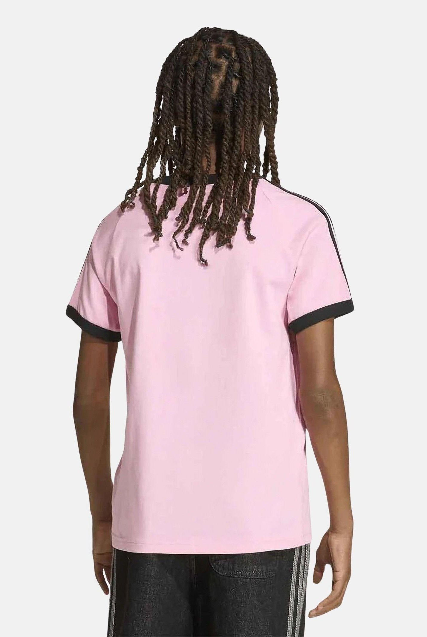 ADIDAS ORIGINALS T-shirt a manica corta 3 STRIPES rosa da bambina KE0922 . ADIDAS ORIGINALS