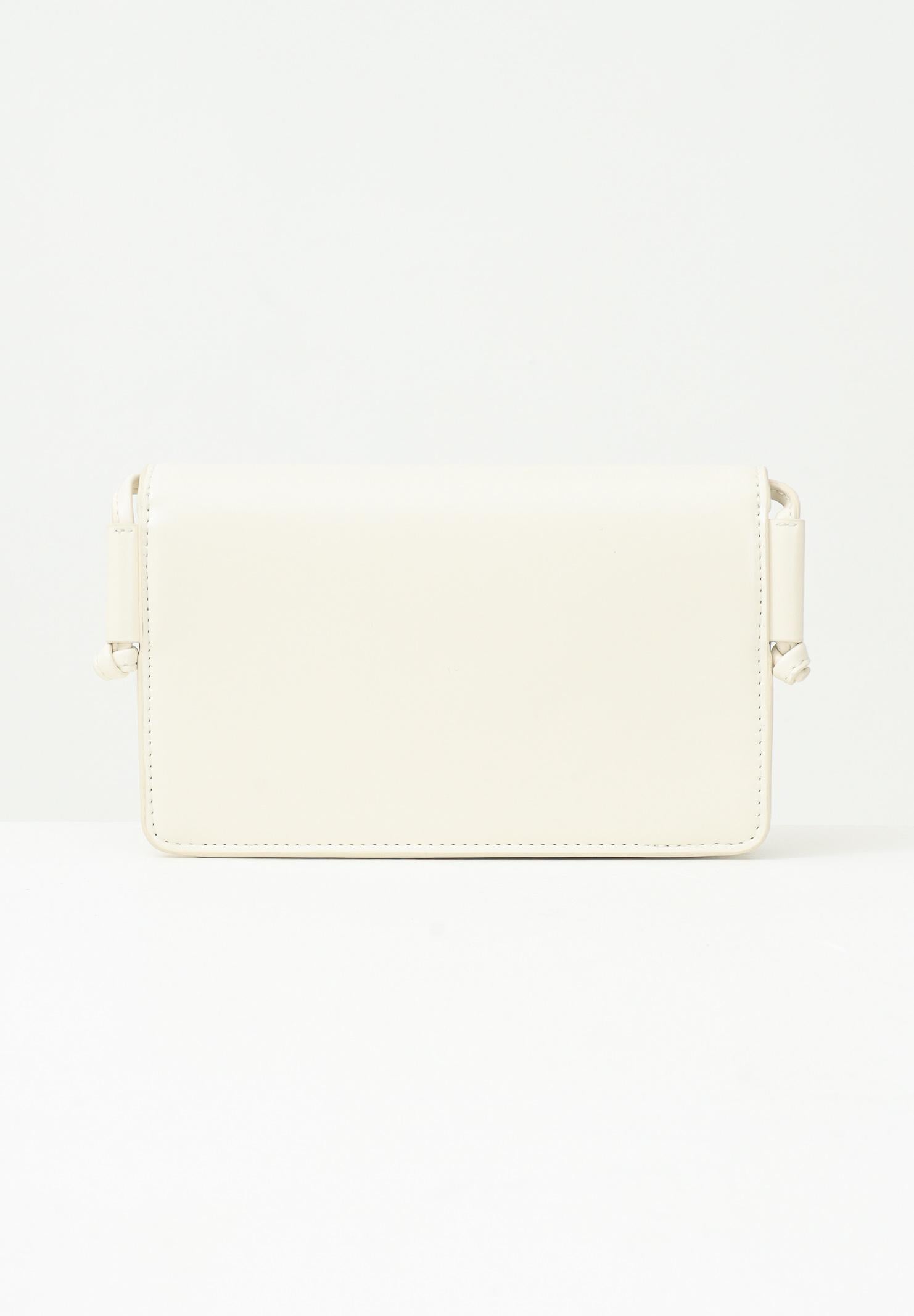 MARNI Borsa a tracolla panna da donna con logo M01256M00TK 0M221 MARNI