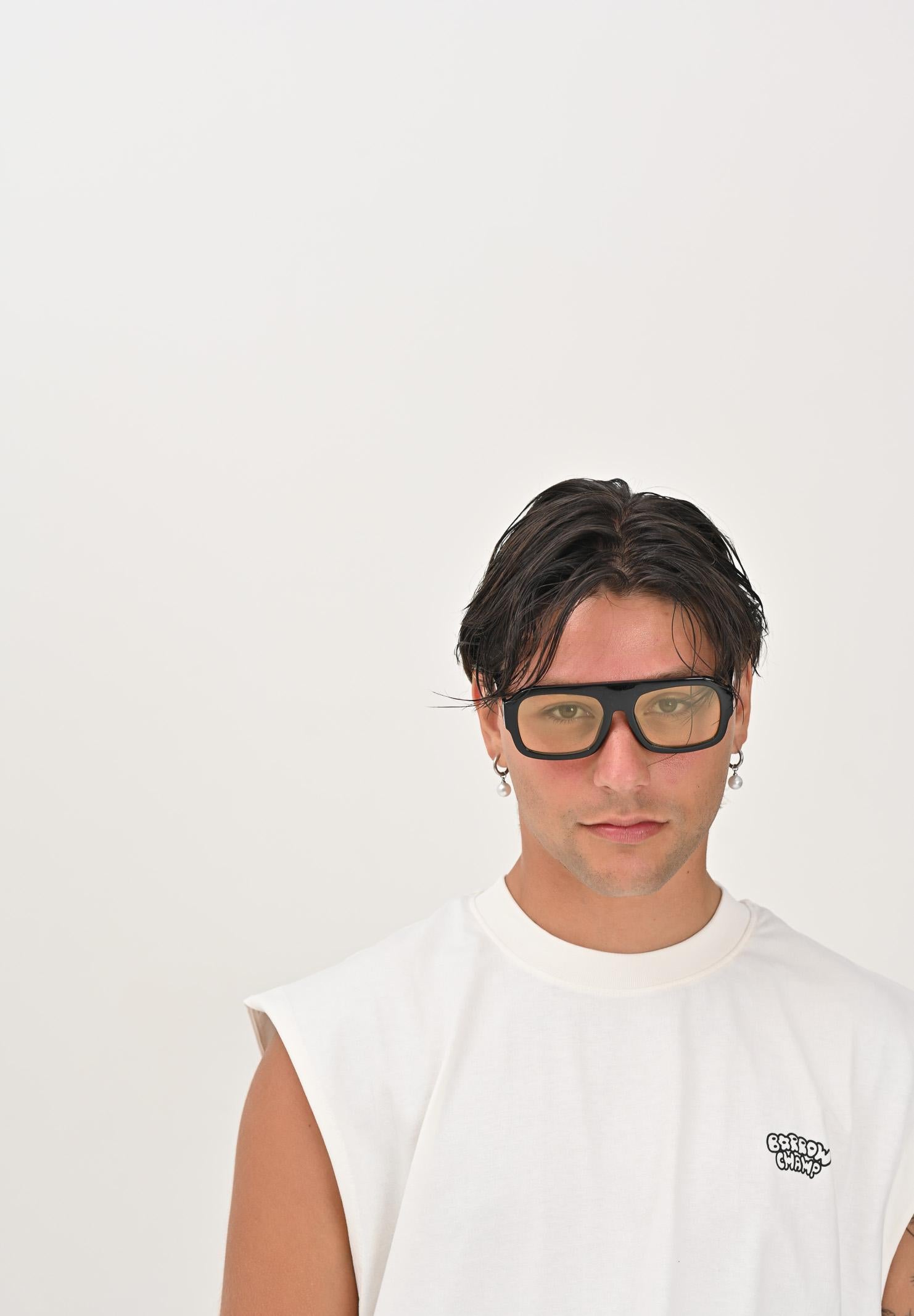 OS SUNGLASSES Occhiali da sole neri per uomo e donna modello Roma OS2045 C02 OS SUNGLASSES