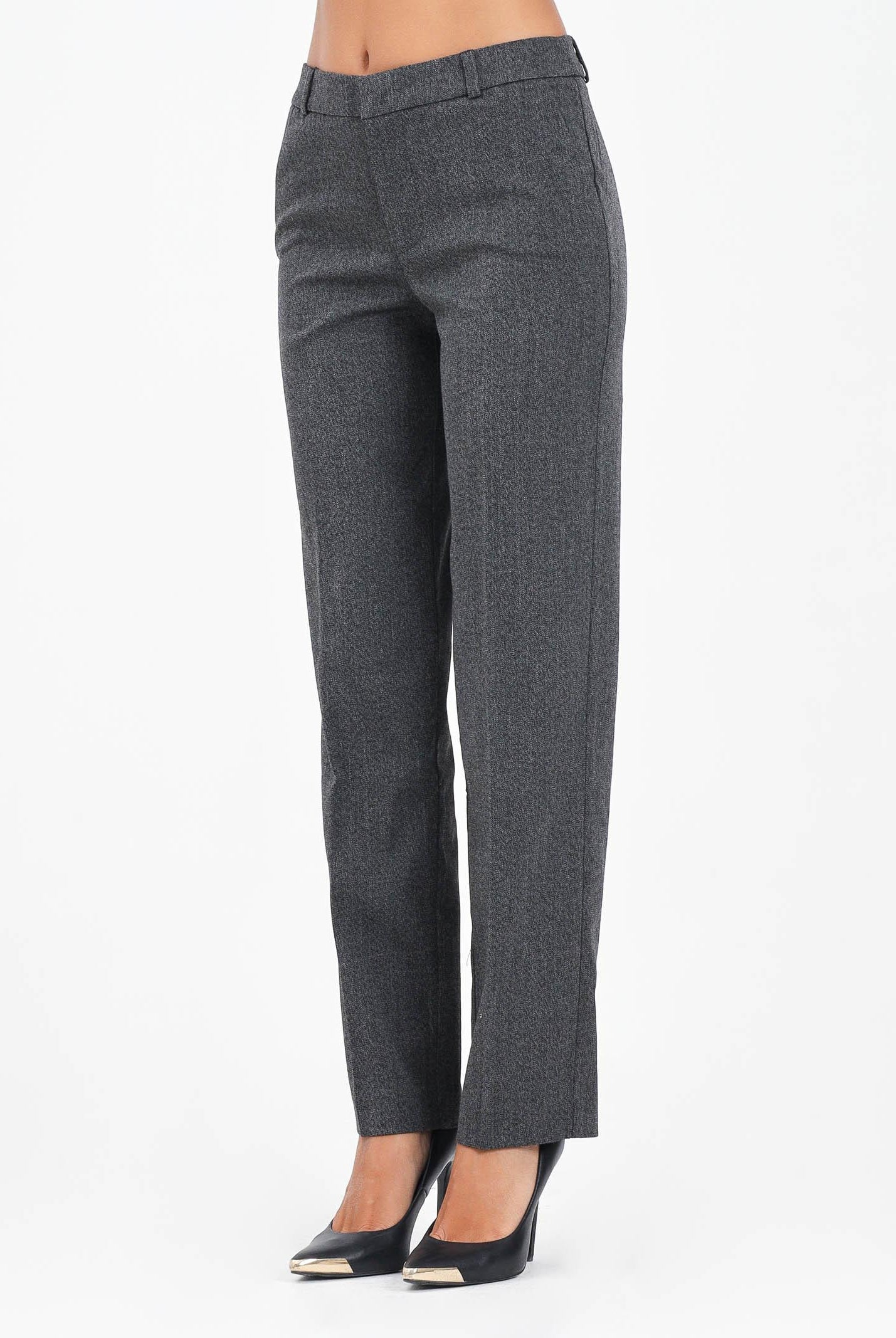 ONLY Pantalone elegante grigio da donna 15357615 DarkGreyMel ONLY