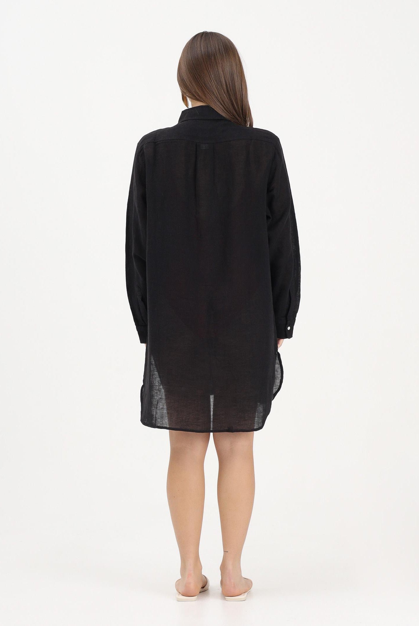 RALPH LAUREN Abito chemisier nero da donna 21564377 BL RALPH LAUREN