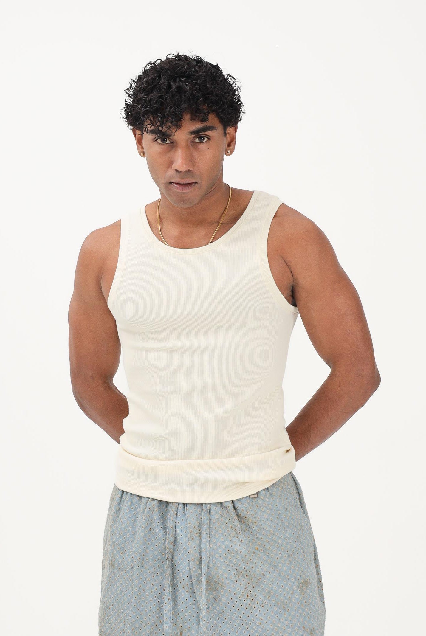 I'M BRIAN Canotta panna da uomo CN3732 PA I'M BRIAN