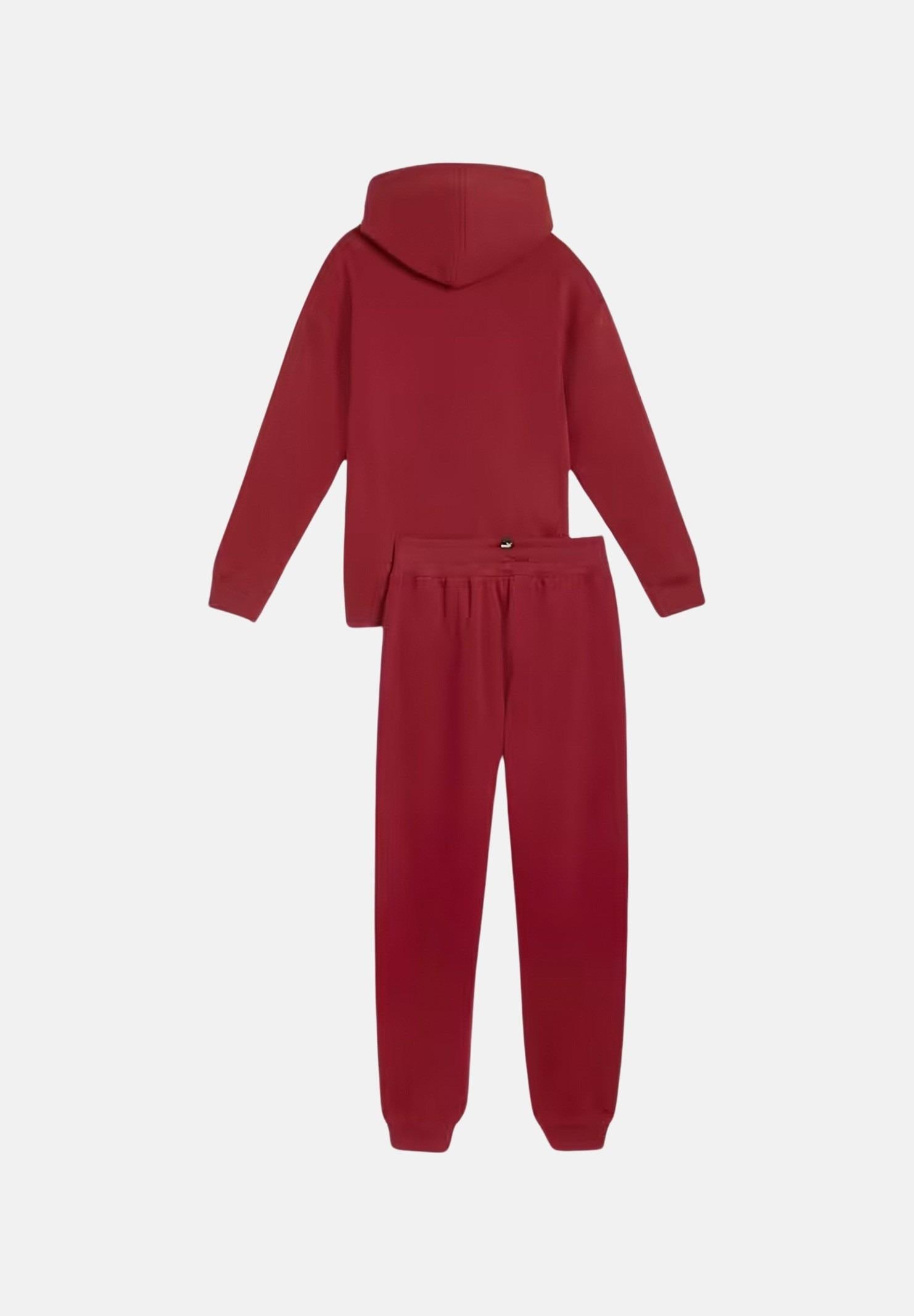 Tuta Loungewear rossa per bambina 683320 13 PUMA