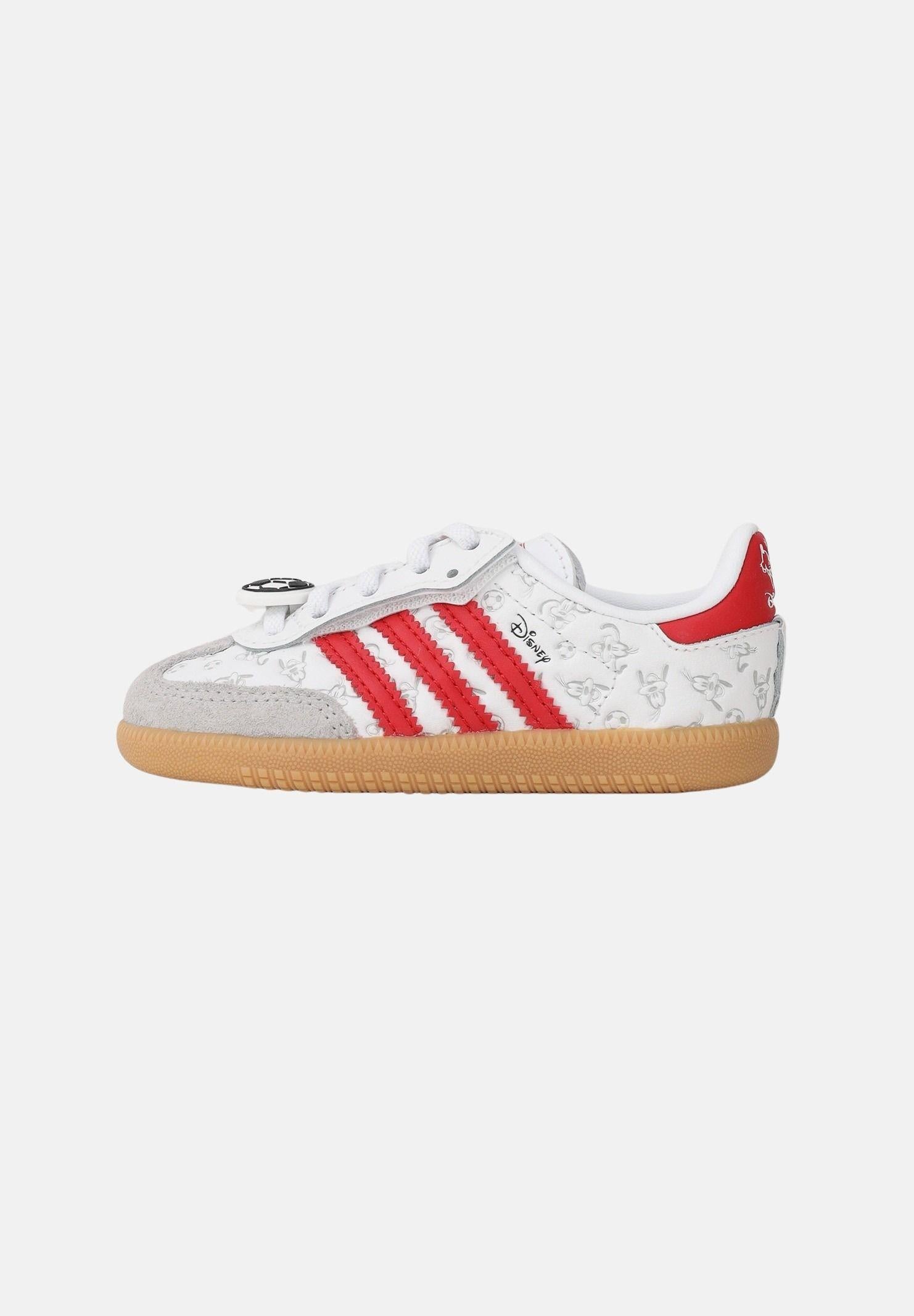 ADIDAS ORIGINALS Sneakers Disney Samba OG bianche e rosse da neonato IH1754 . ADIDAS ORIGINALS