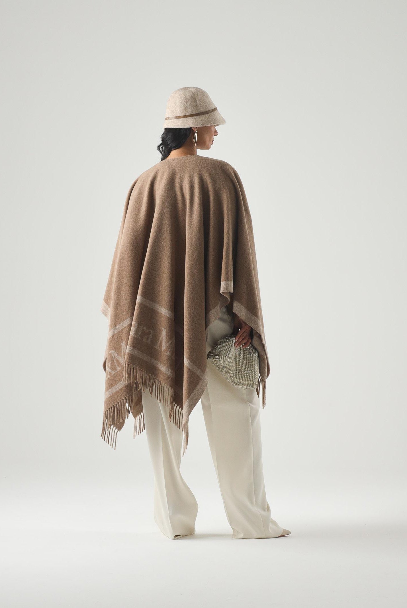 MAX MARA STUDIO Mantella Mst Pirania color Cammello, beige, da donna. 2626546021600 002 MAX MARA