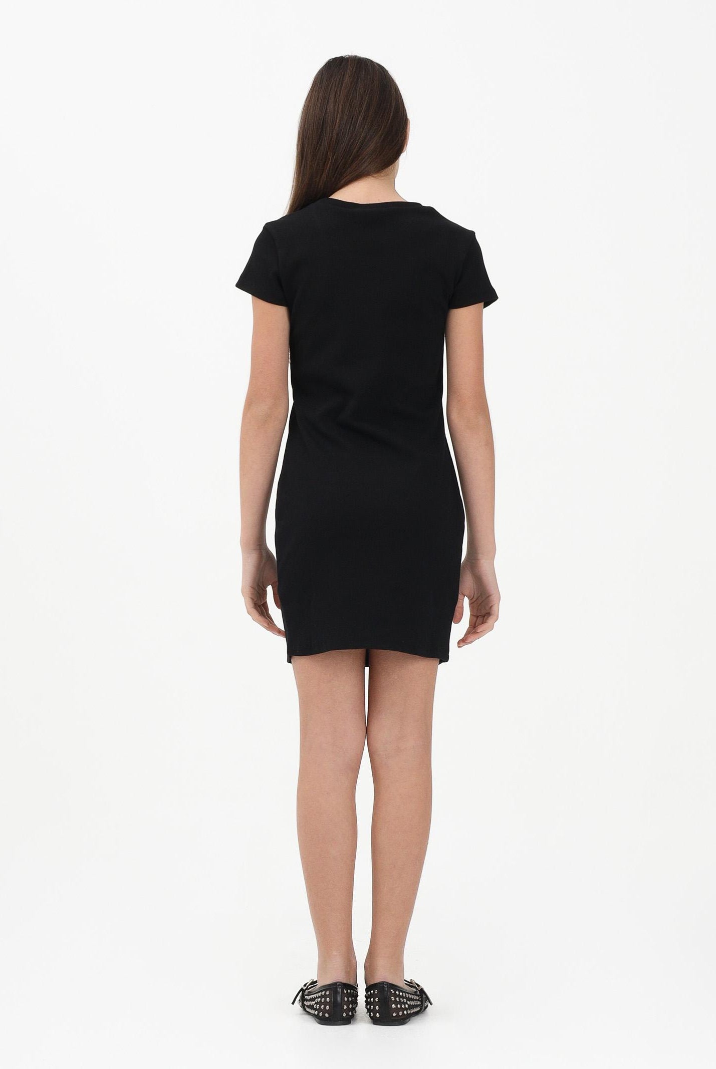 DSQUARED2 Abito corto nero per donna, ragazze e bambine con logo DQ3216D0AGG DQ900 DSQUARED2