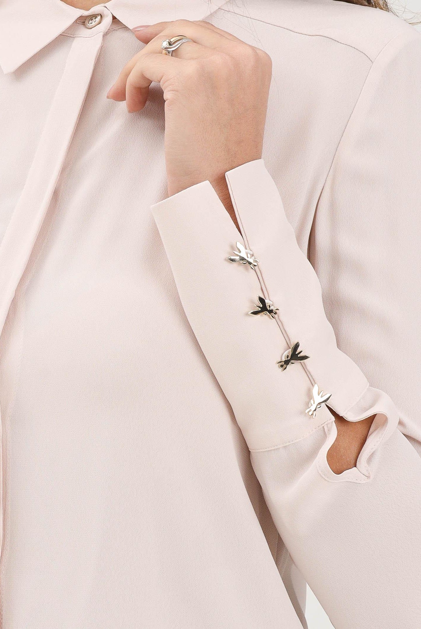 PATRIZIA PEPE Camicia a manica lunga nude da donna 8C0761A8I1 M537 PATRIZIA PEPE