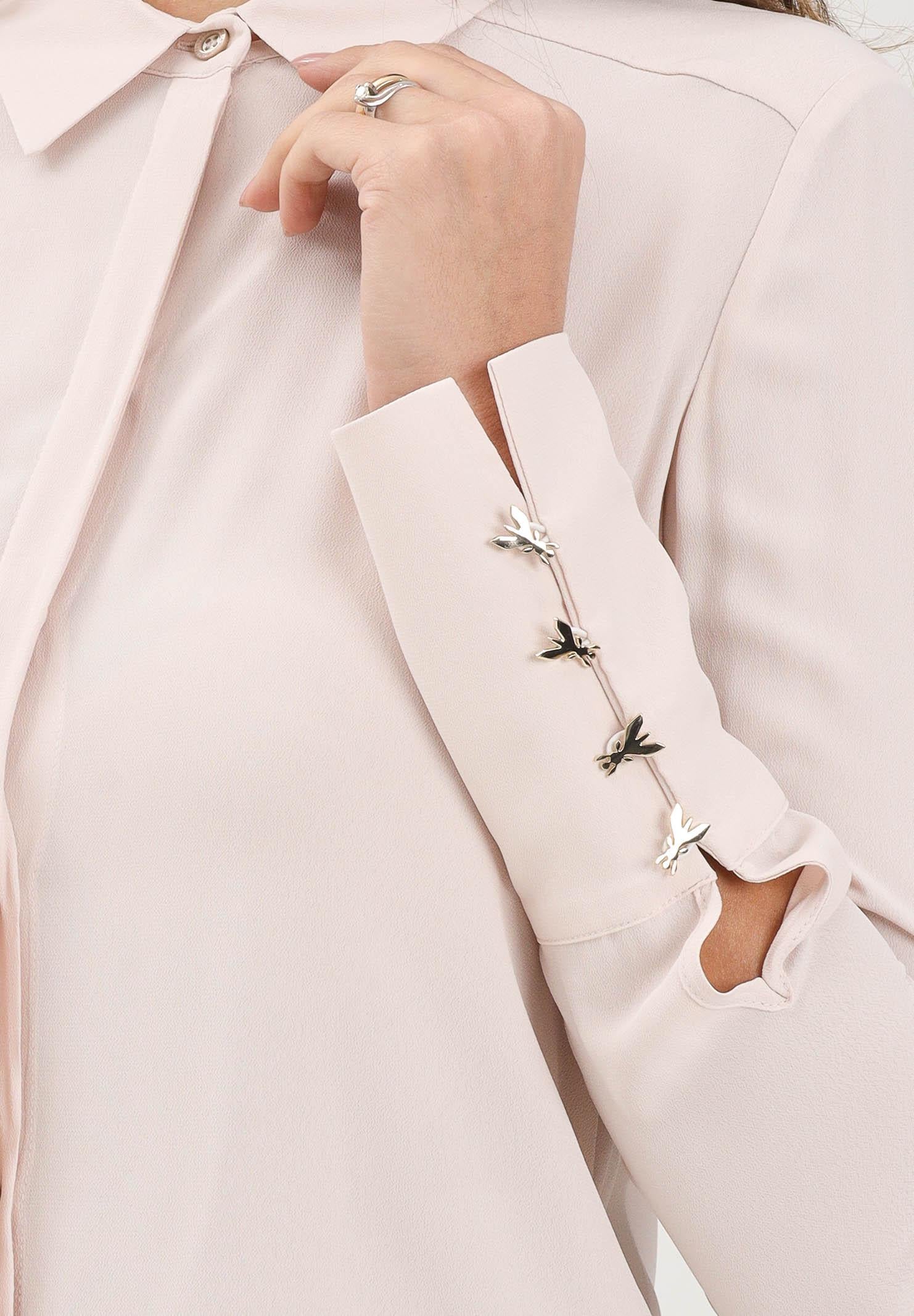 PATRIZIA PEPE Camicia a manica lunga nude da donna 8C0761A8I1 M537 PATRIZIA PEPE