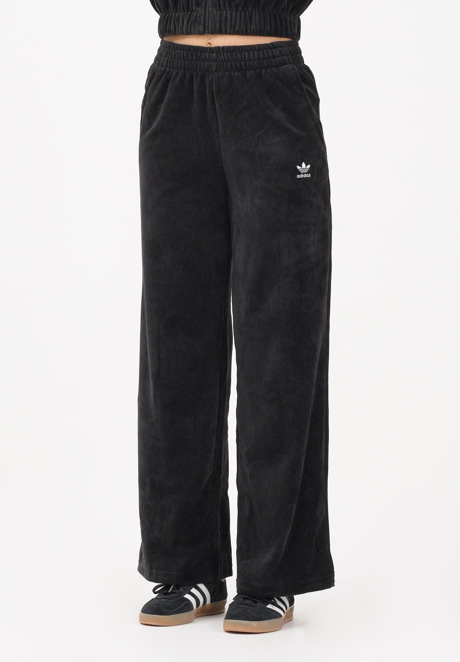 ADIDAS ORIGINALS Pantalone sportivo ESS TP nero da donna KE1113 . ADIDAS ORIGINALS