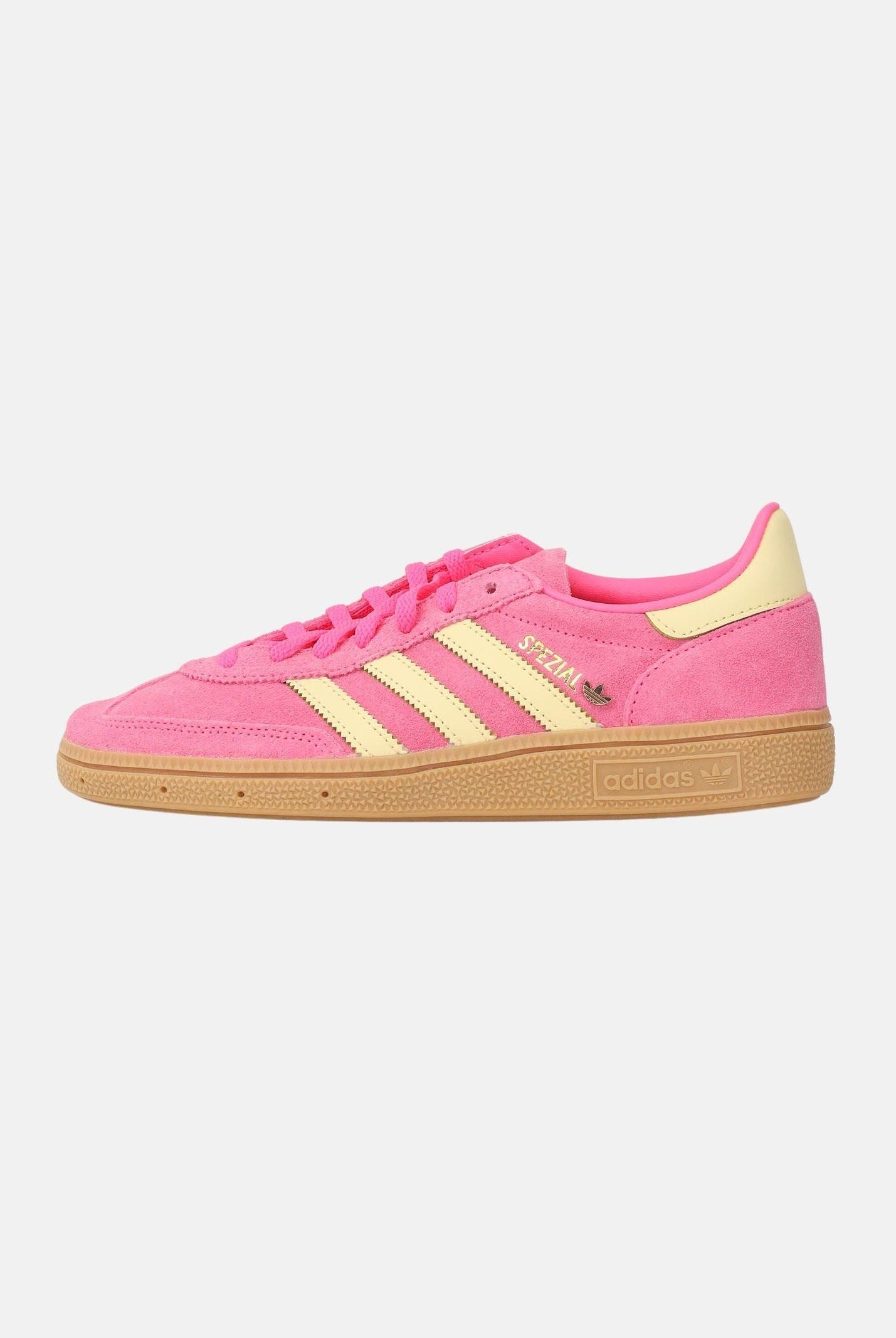ADIDAS ORIGINALS Sneakers HANDBALL SPEZIAL rosa e gialle da donna IH9213 . ADIDAS ORIGINALS